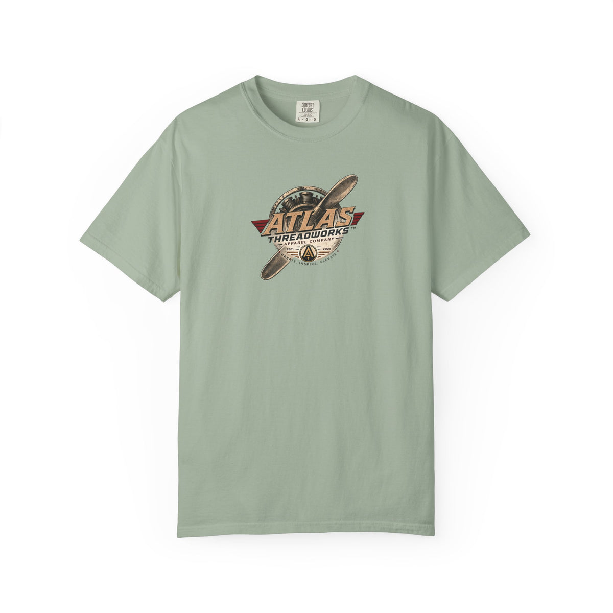 Vintage Atlas Threadworks Airplane T-Shirt