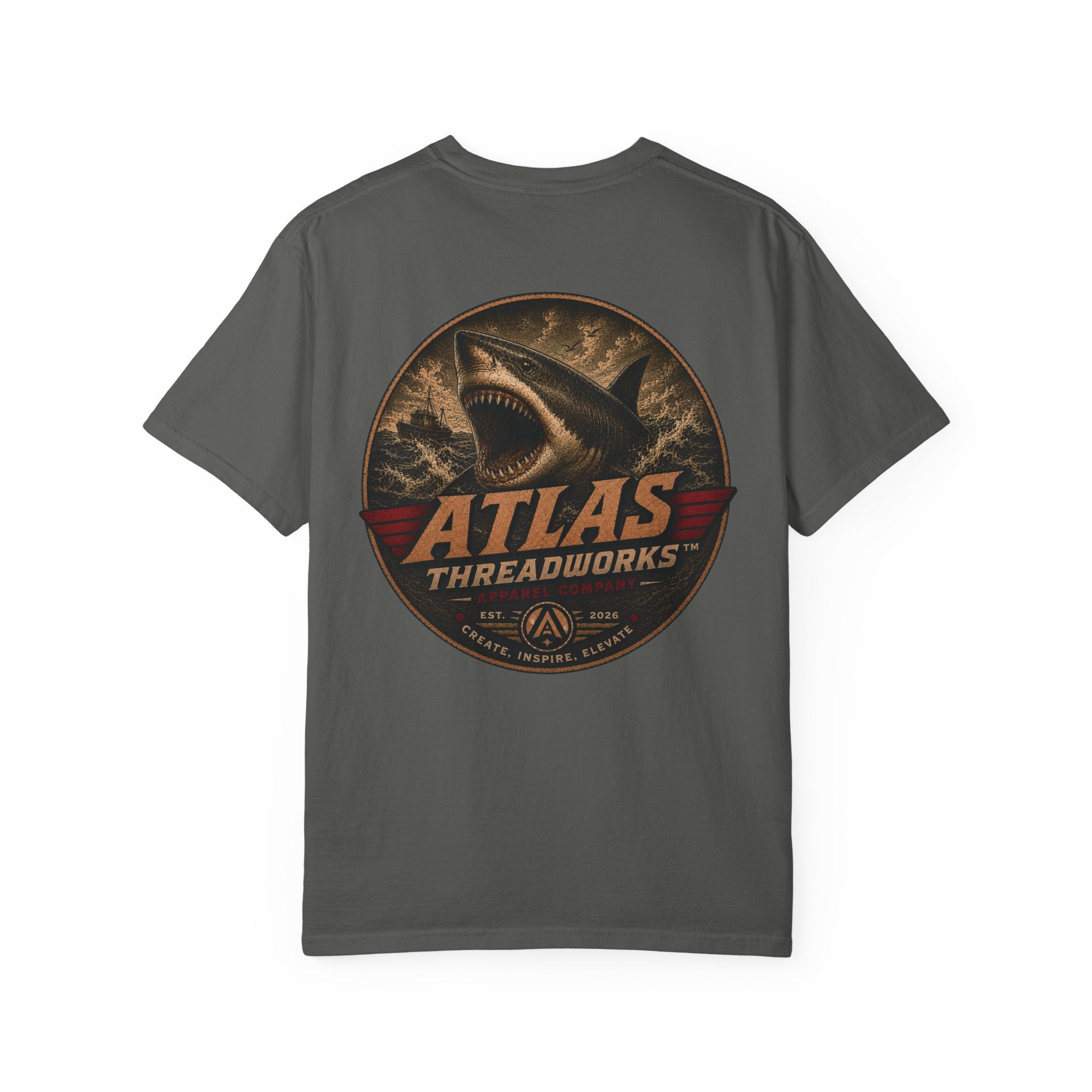 Atlas Threadworks Shark Logo T‑Shirt