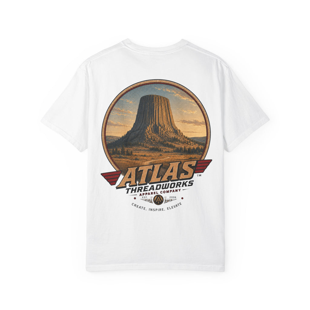 Atlas Threadworks Devil's Tower T-Shirt — Vintage National Park Graphic Tee