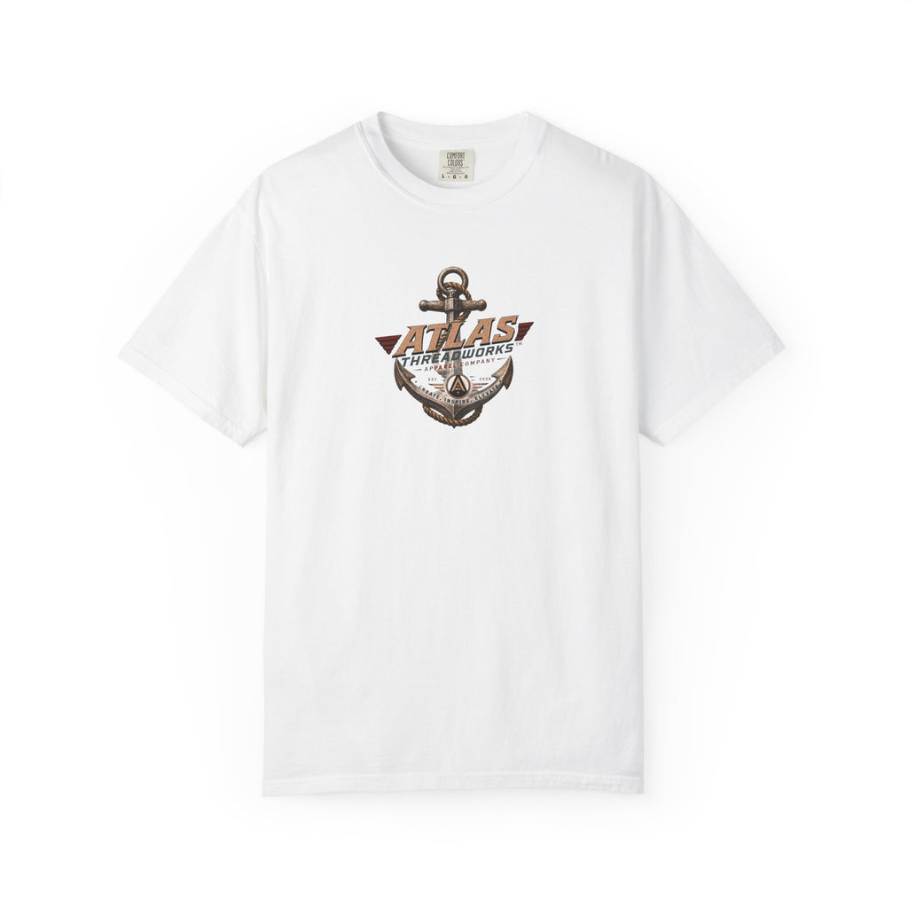 Atlas Threadworks Anchor & Ship T-Shirt — Nautical Vintage Graphic Tee
