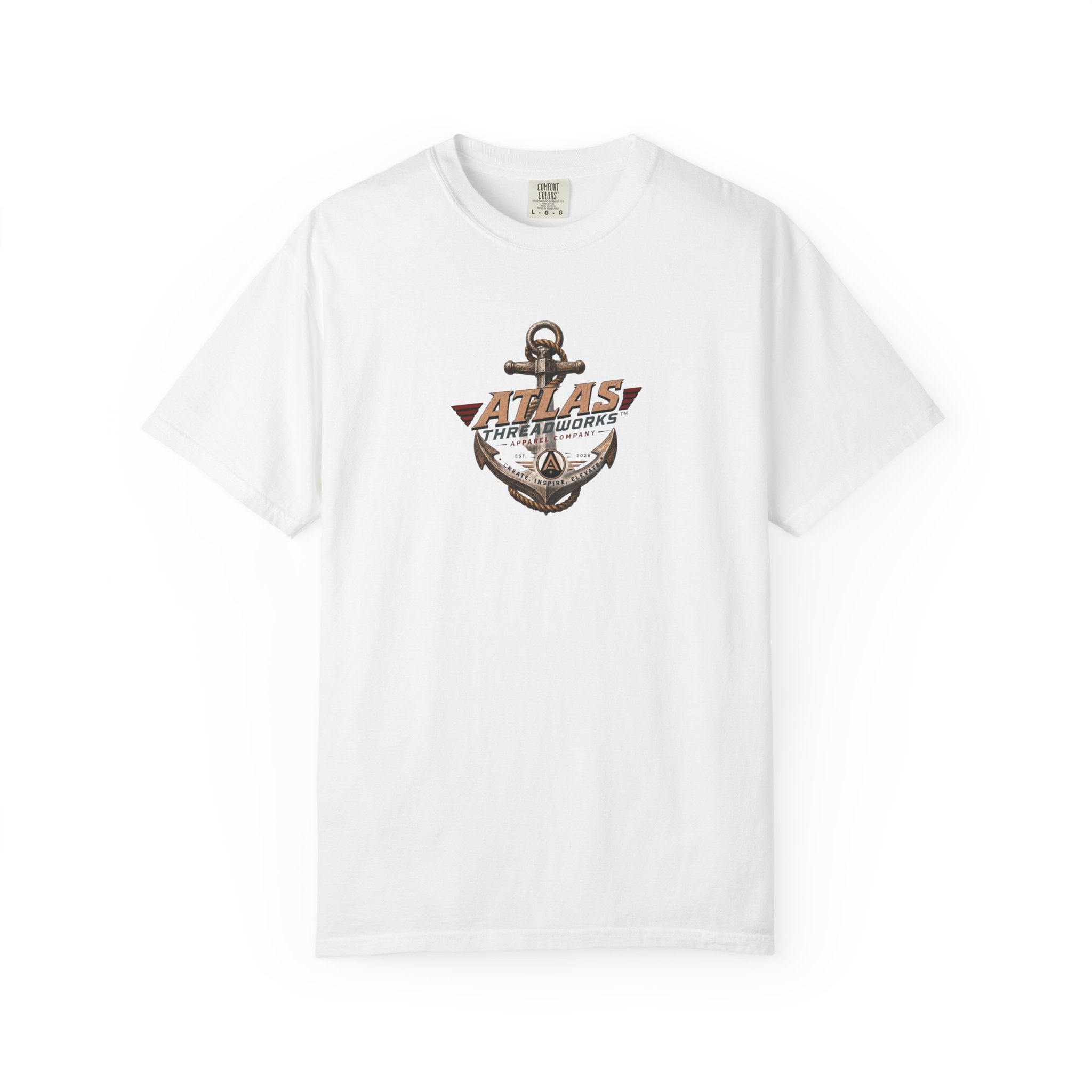 Atlas Threadworks Anchor & Ship T-Shirt — Nautical Vintage Graphic Tee