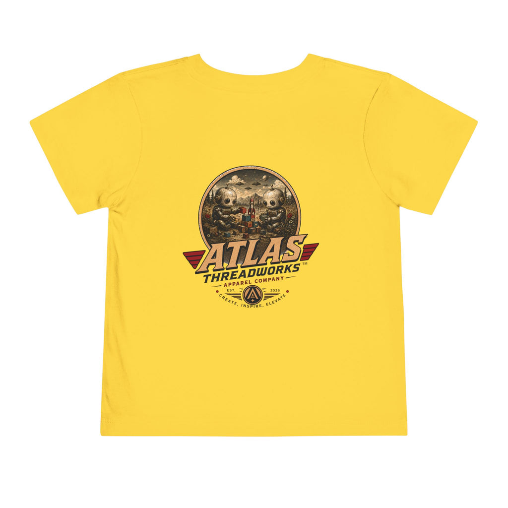 Atlas Threadworks Toddler Tee — Vintage Toddler Robots Logo Shirt
