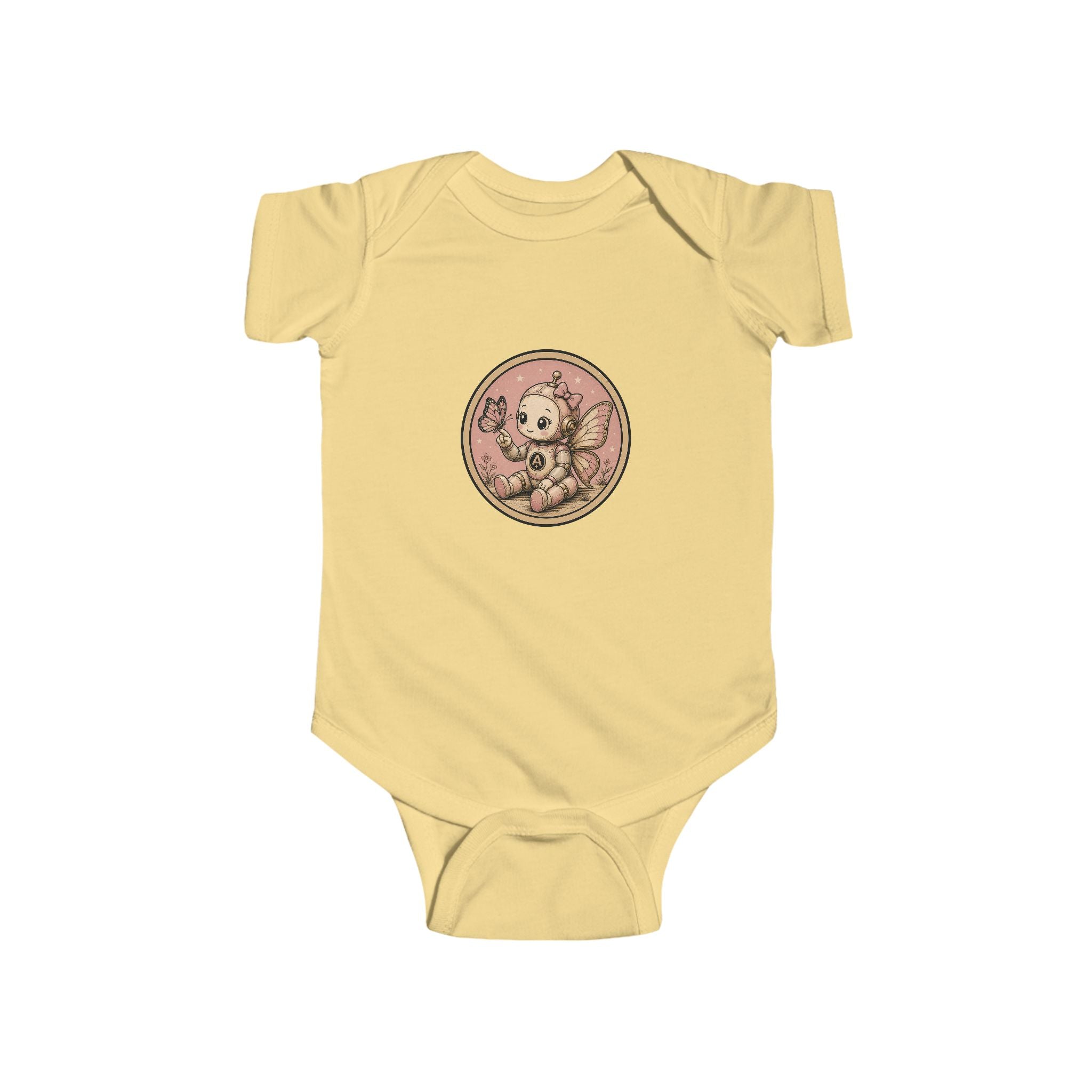 Atlas Threadworks Infant Gril Robot with Butterfly Onesie