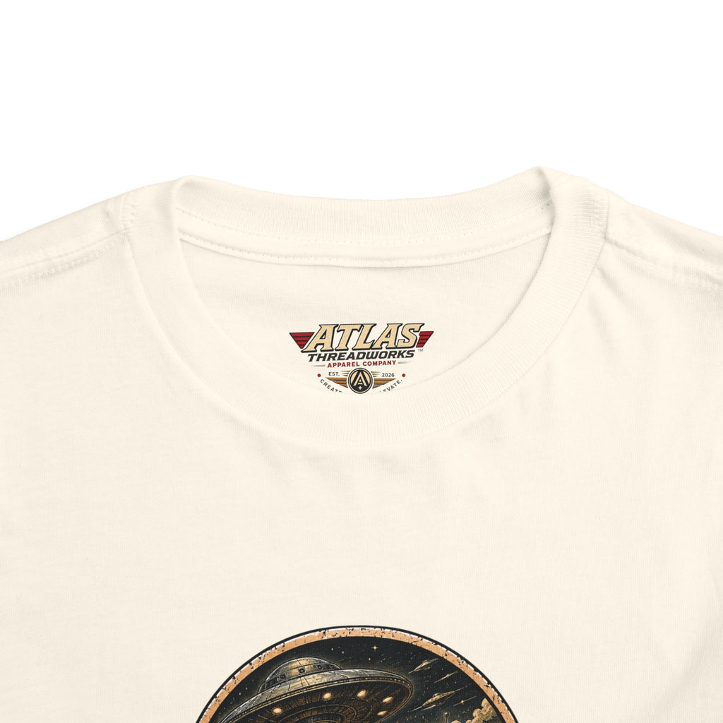 Atlas Threadworks Toddler Tee — Retro Rocket Logo Kids Shirt