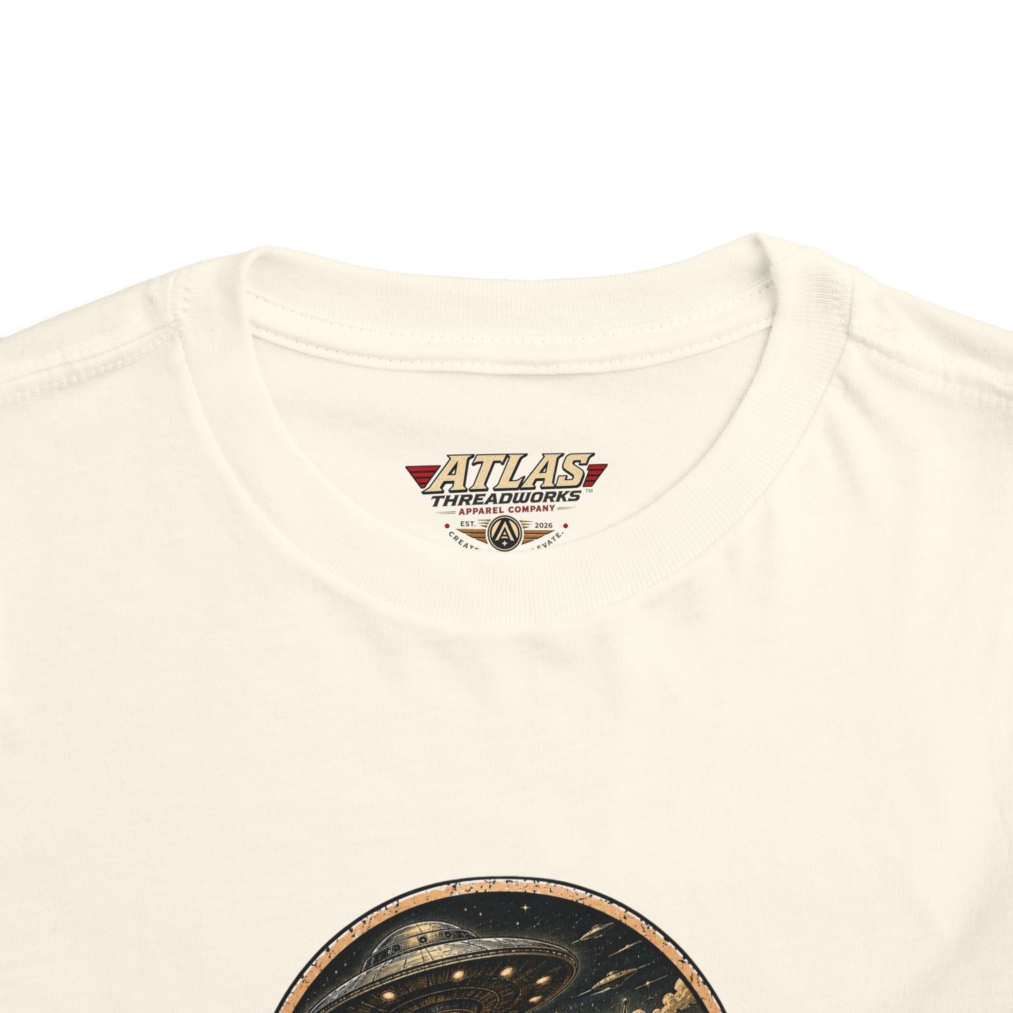 Atlas Threadworks Toddler Tee — Retro Rocket Logo Kids Shirt