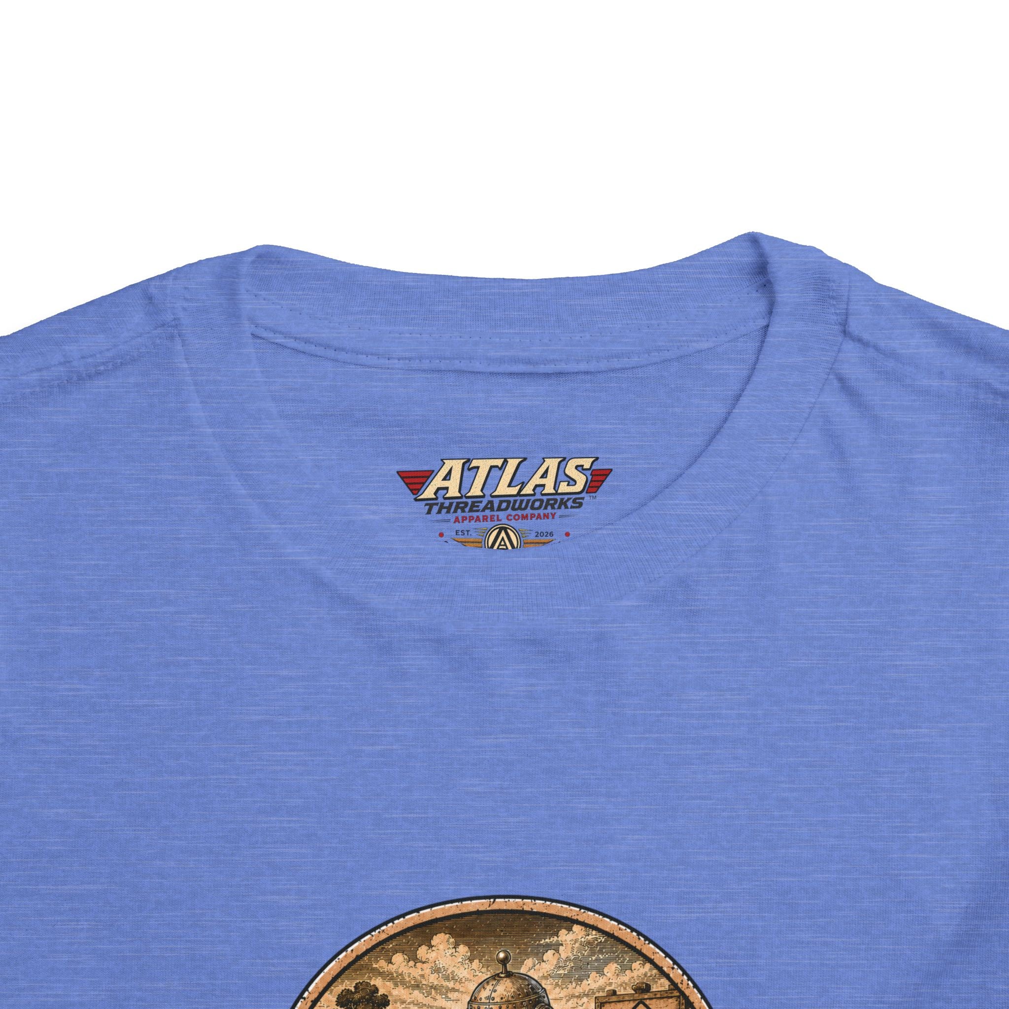 Toddler Tee — Atlas Threadworks Vintage Learning to Drive Logo Kids Shirt