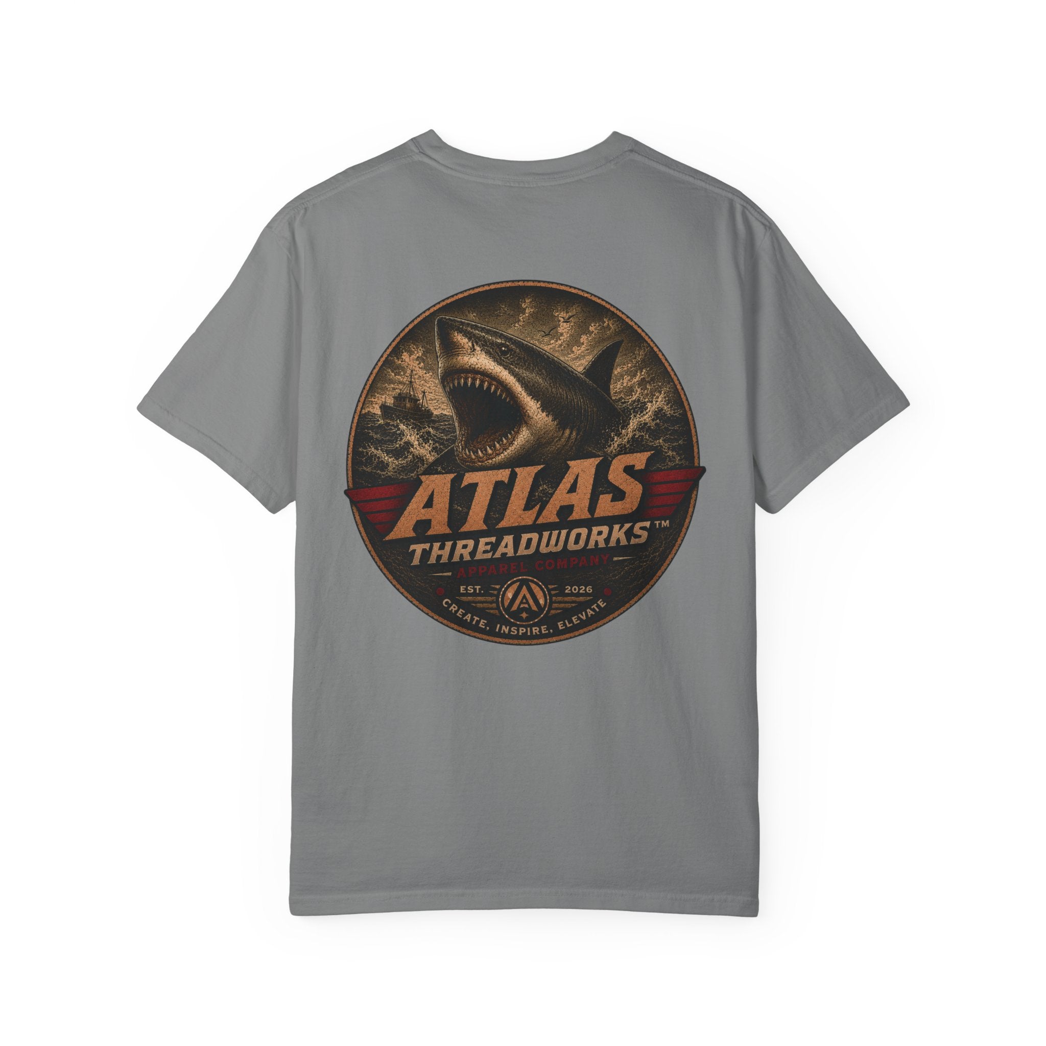 Atlas Threadworks Shark Logo T‑Shirt