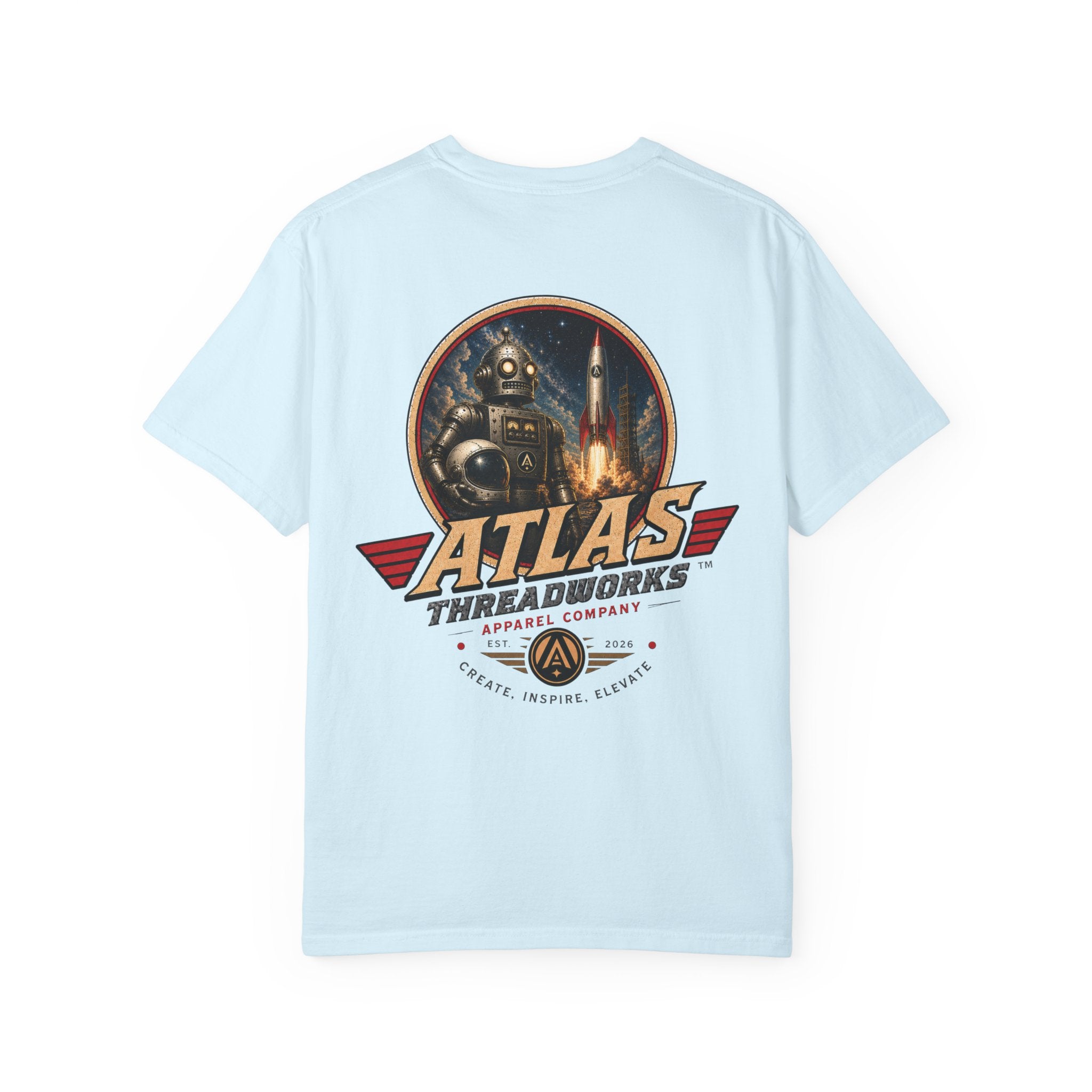 Atlas Threadworks Retro Robot Space Tee