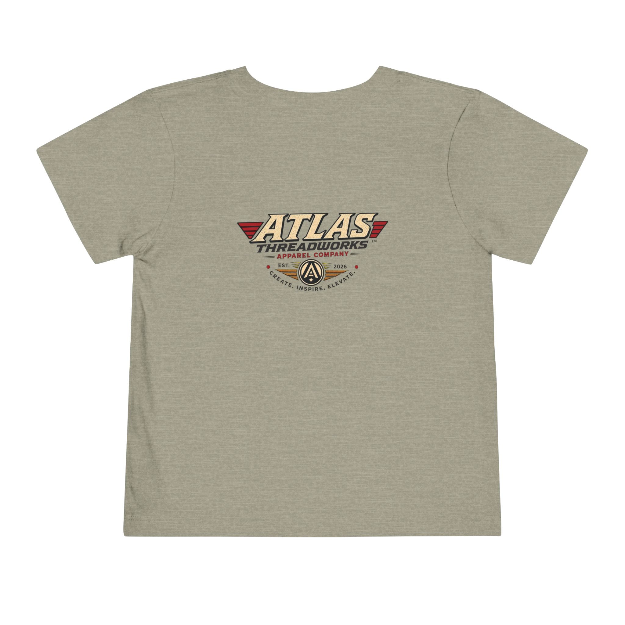 Toddler Tee — Atlas Threadworks Vintage Learning to Drive Logo Kids Shirt