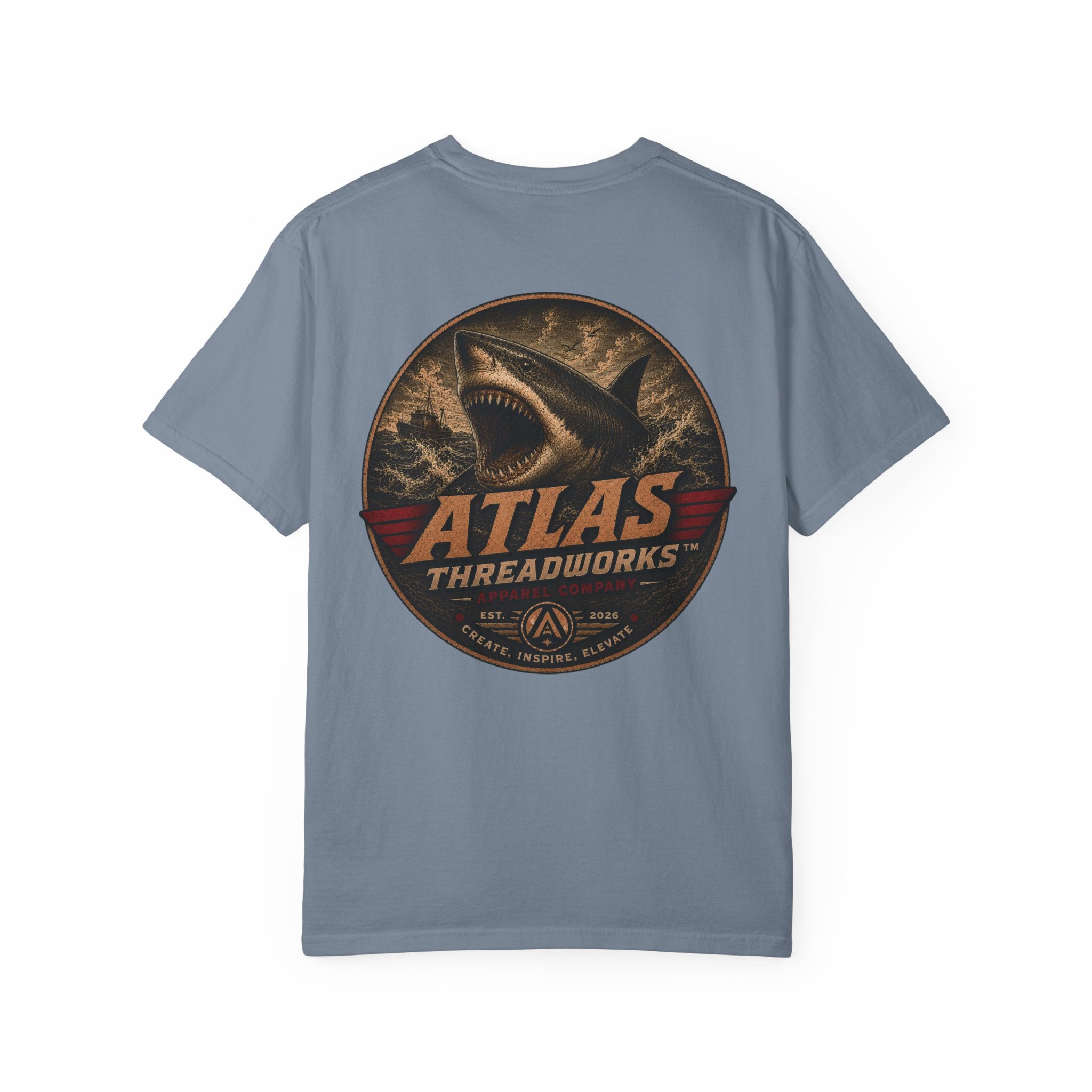 Atlas Threadworks Shark Logo T‑Shirt