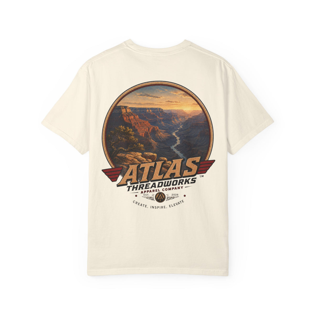 Atlas Threadworks Scenic T-Shirt — Vintage Canyon Graphic Tee