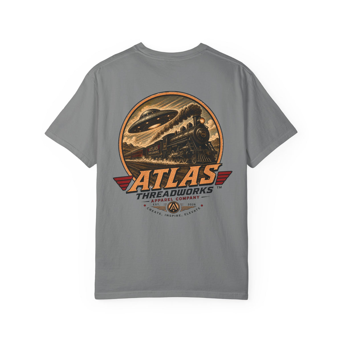 Atlas Threadworks Vintage UFO Train T-Shirt