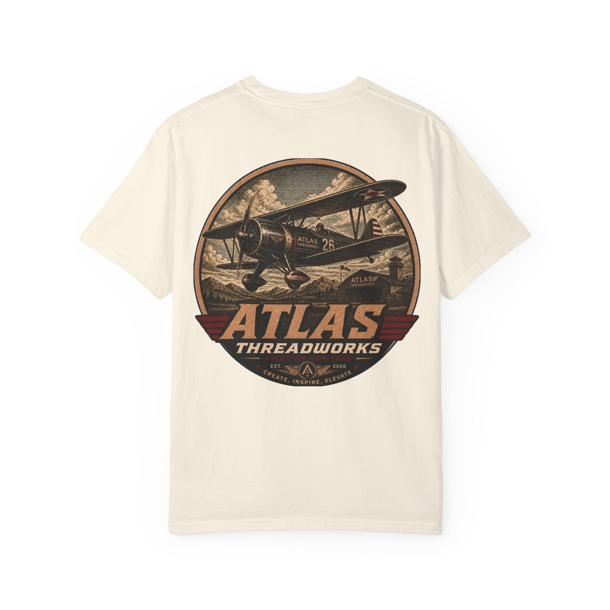Atlas Threadworks Vintage Airplane T-Shirt