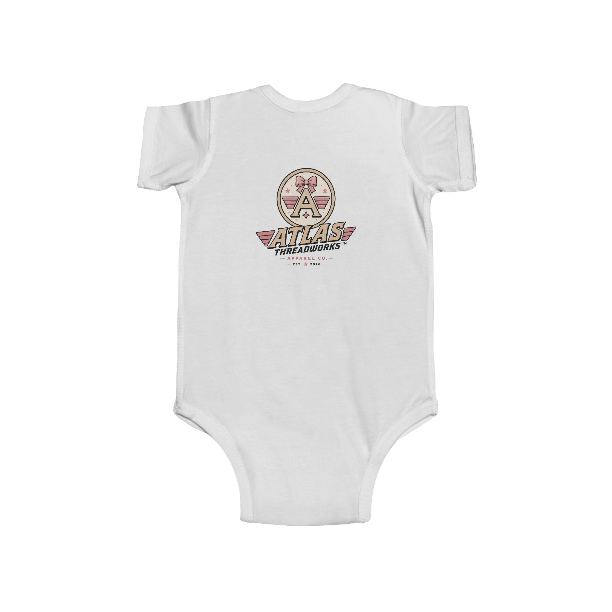 Infant Bodysuit - Vintage Aviator Rocket Logo Baby Onesie (Atlas Threadworks)