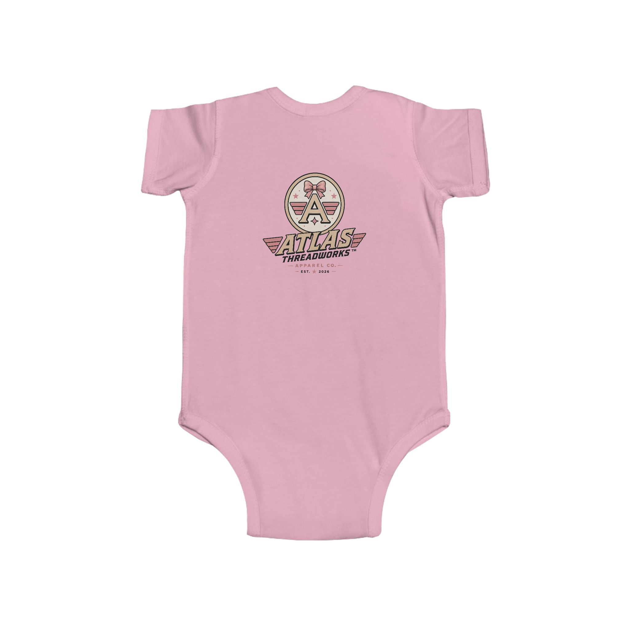 Infant Bodysuit - Vintage Aviator Rocket Logo Baby Onesie (Atlas Threadworks)
