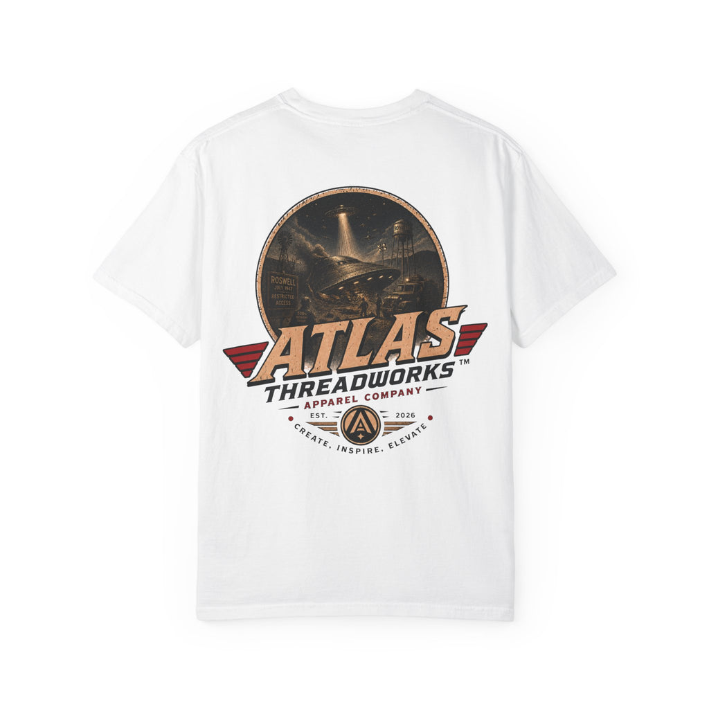 Atlas Threadworks Graphic T-Shirt — Vintage Area 51 UFO Crash