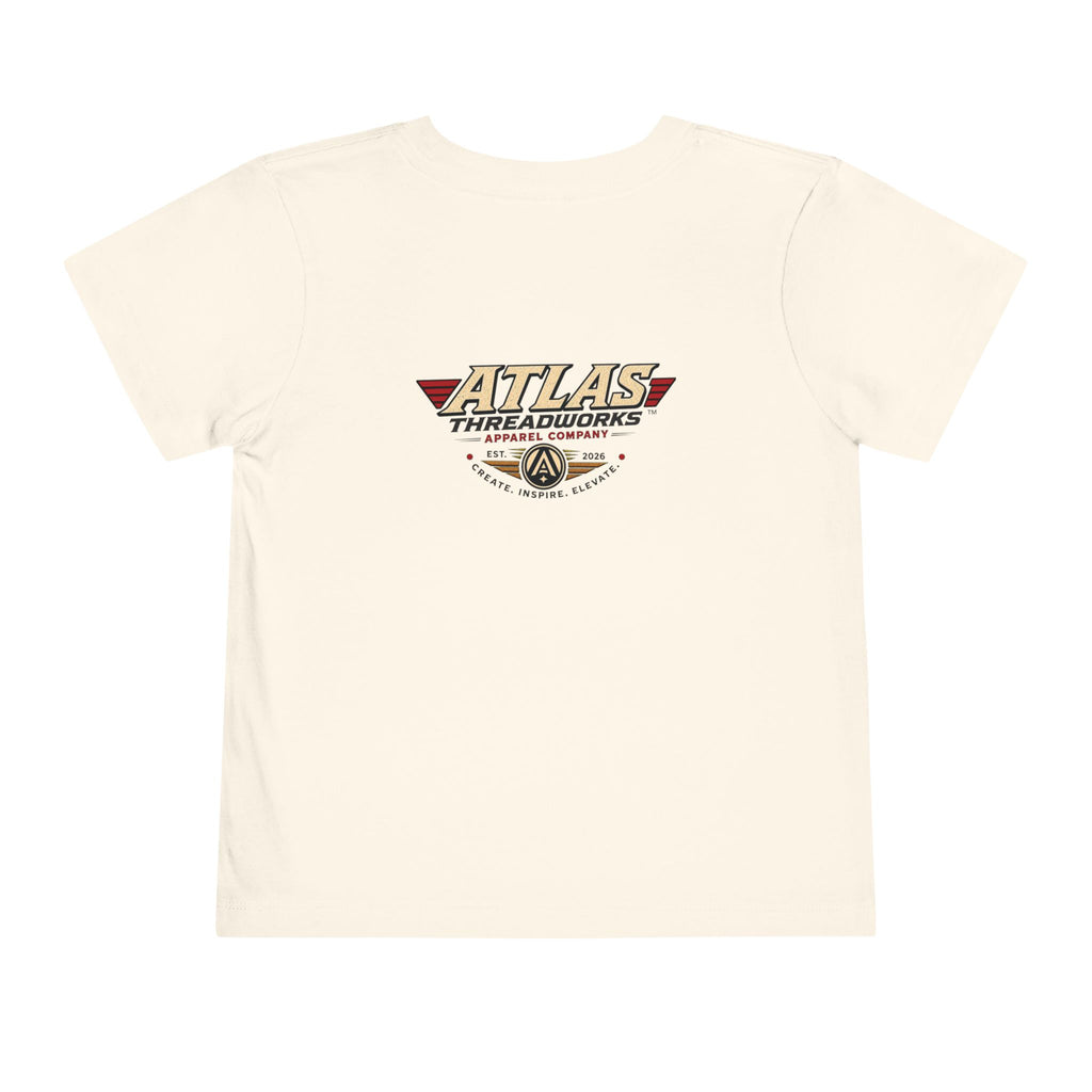 Atlas Threadworks Toddler Tee — Retro Rocket Logo Kids Shirt