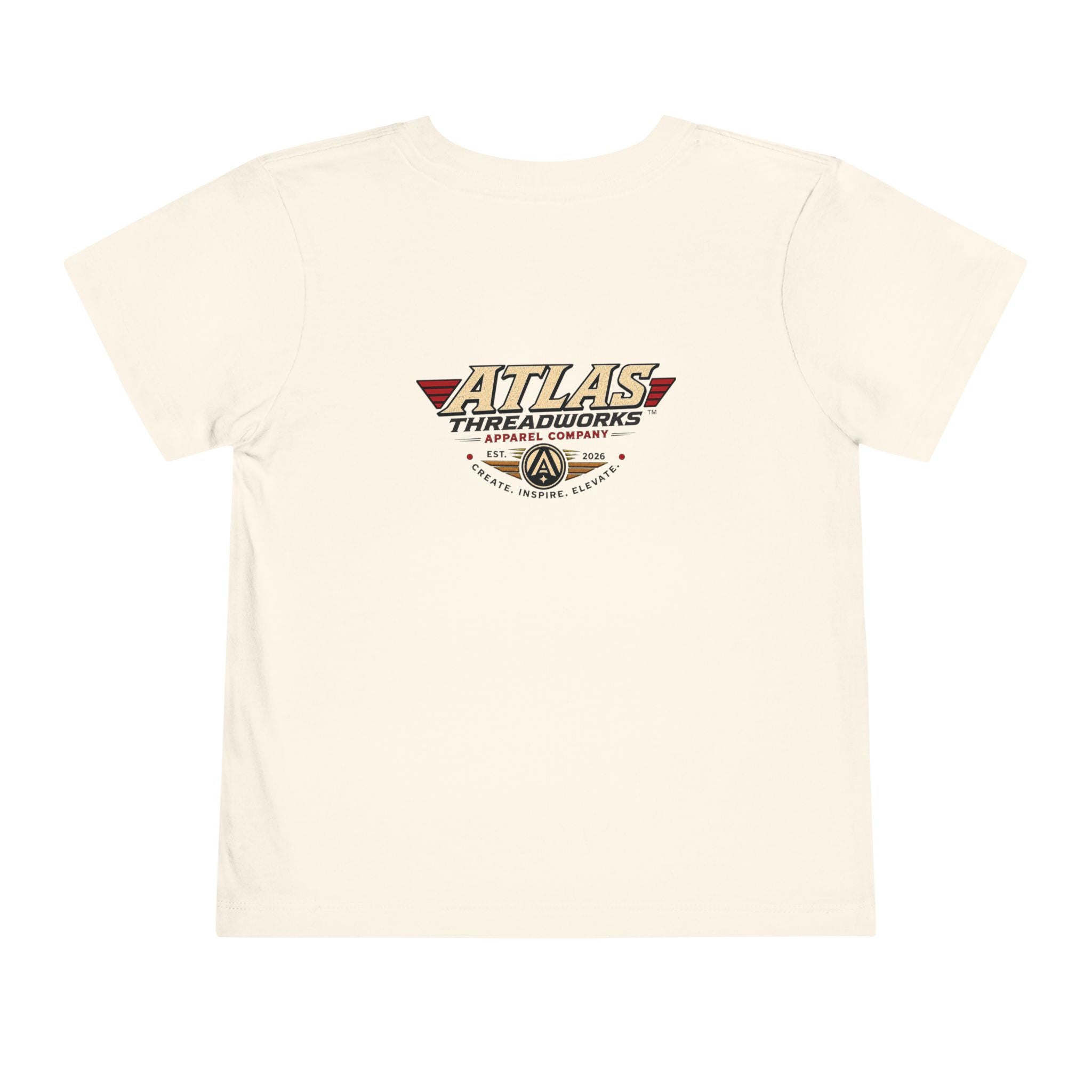 Atlas Threadworks Toddler Tee — Retro Rocket Logo Kids Shirt