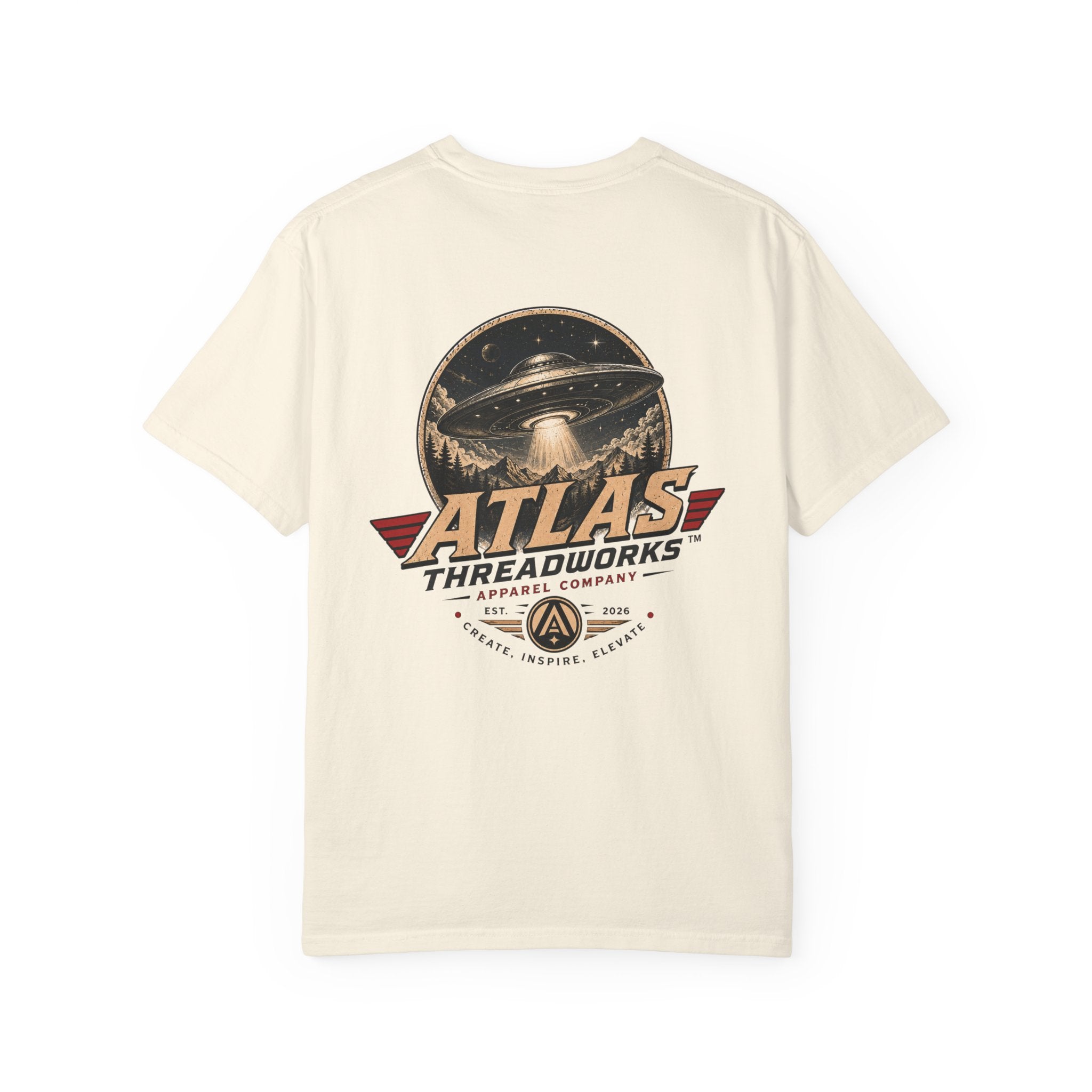 T-Shirt — Atlas Threadworks Vintage UFO Graphic Tee