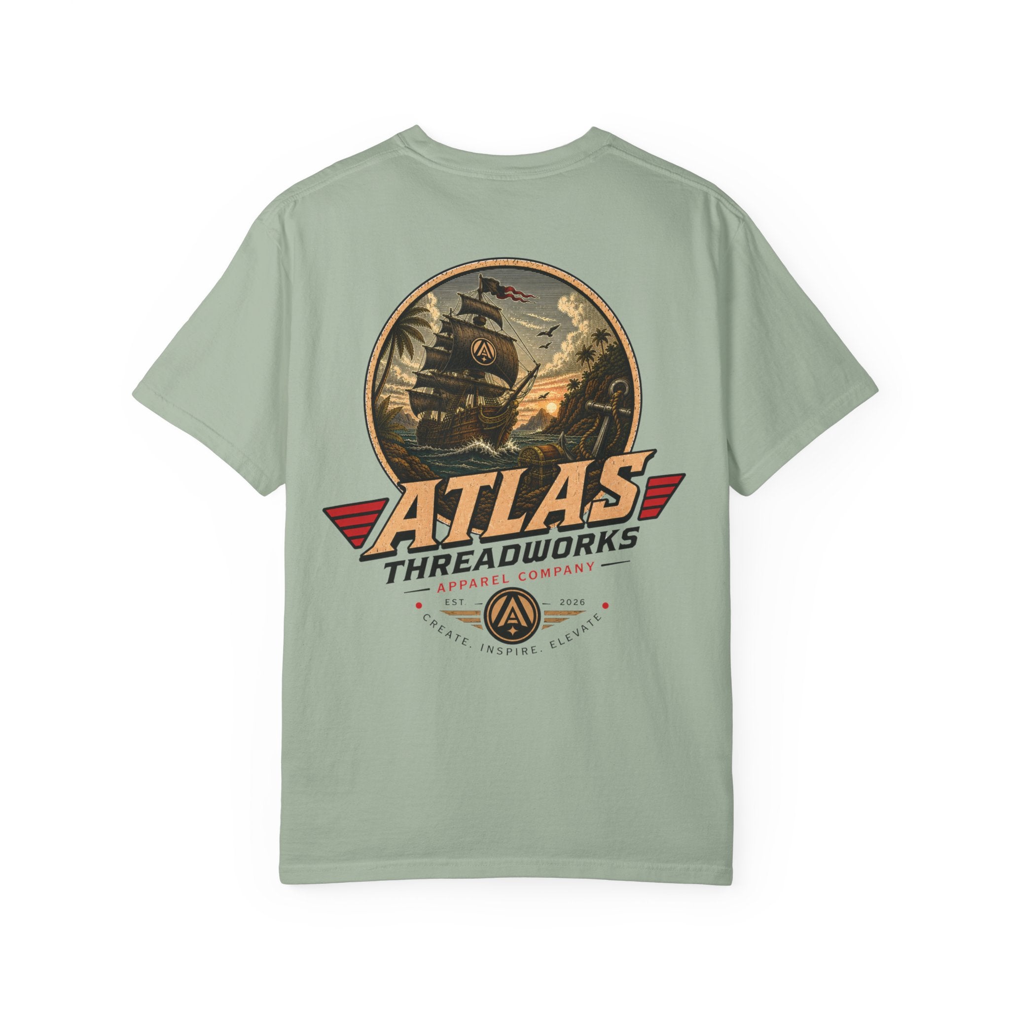 Atlas Threadworks Anchor & Ship Graphic T-Shirt