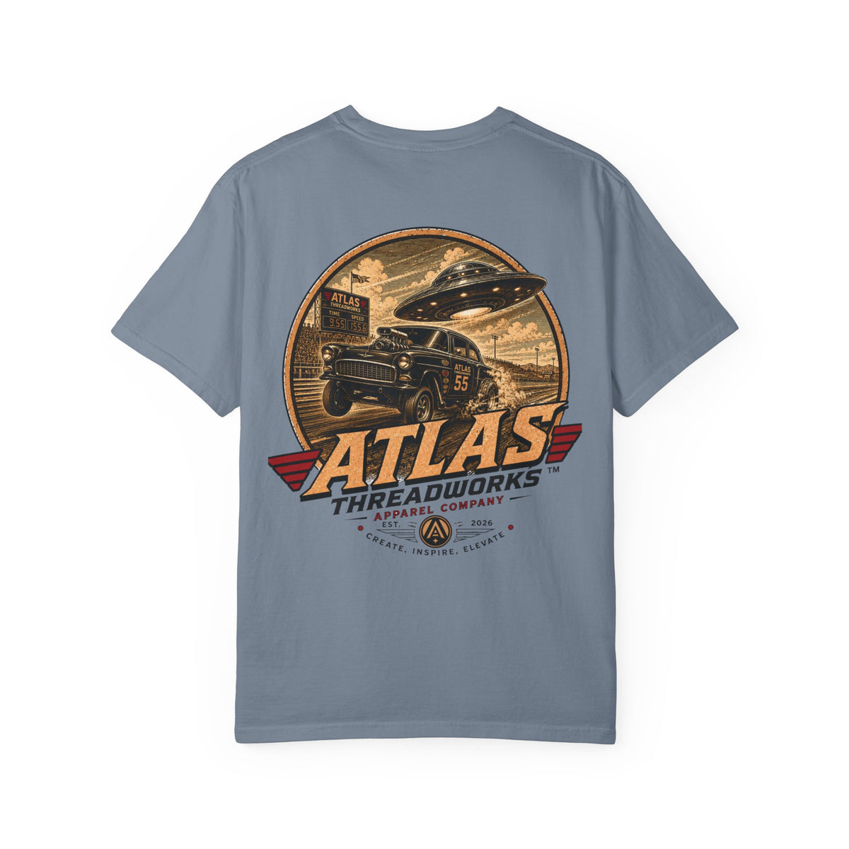 Atlas Threadworks Vintage UFO Gasser Chase Tee