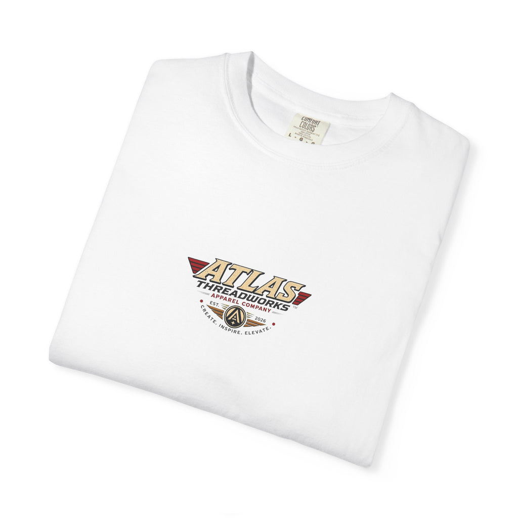 Atlas Threadworks Vintage Graphic T-Shirt — Retro Hummingbird Logo Tee