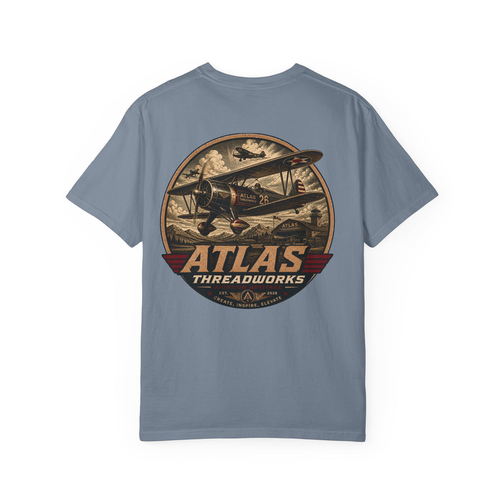 Atlas Threadworks Vintage Airplane T-shirt