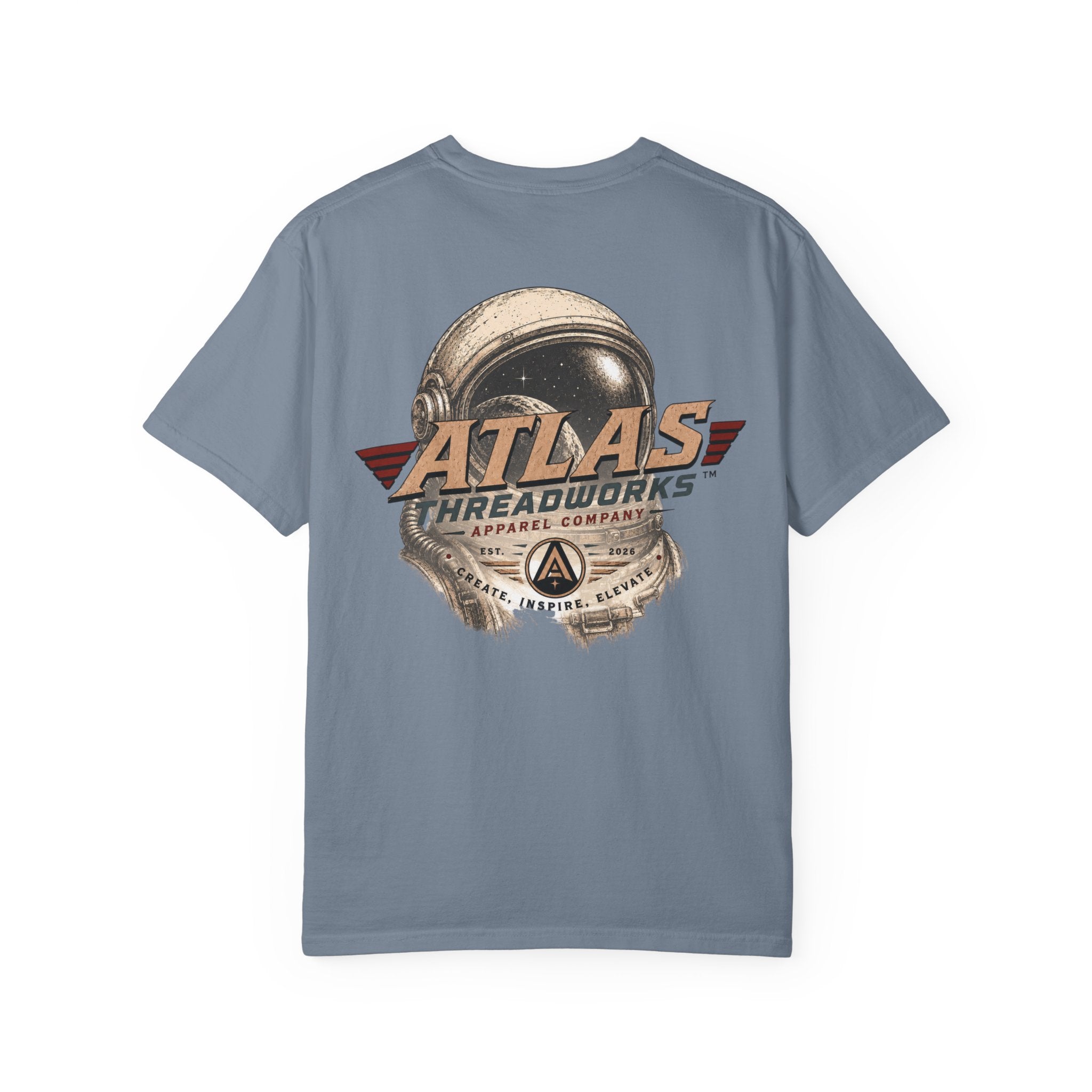 Atlas Threadworks Vintage Astronaut Graphic T-Shirt