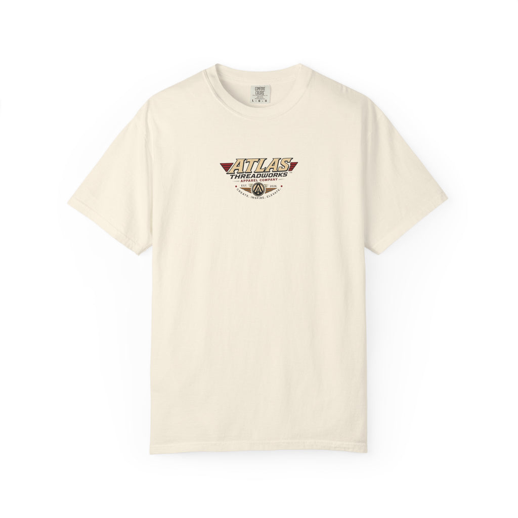 Atlas Threadworks Vintage Graphic T-Shirt — UFO & Hot Rod Retro Design
