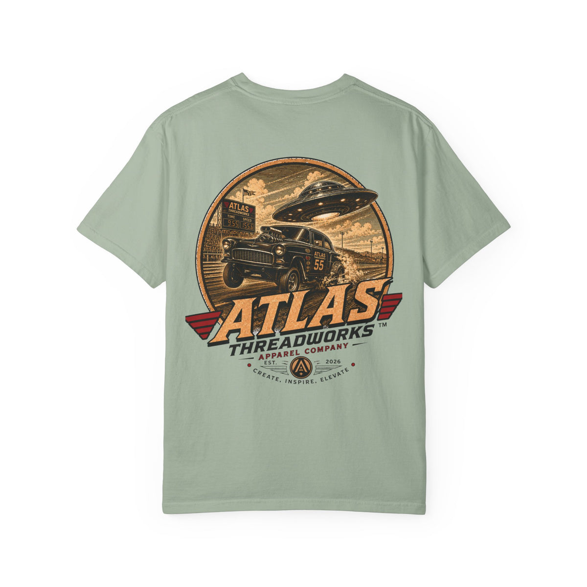 Atlas Threadworks Vintage UFO Gasser Chase Tee
