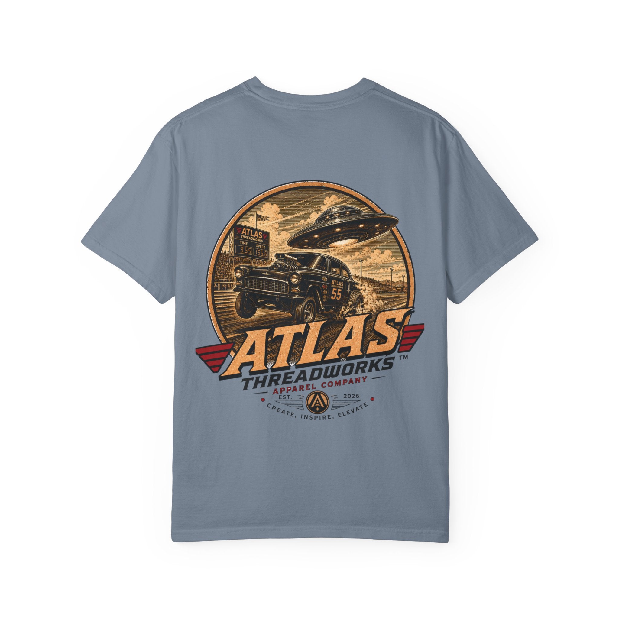Atlas Threadworks Vintage UFO Gasser Chase Tee