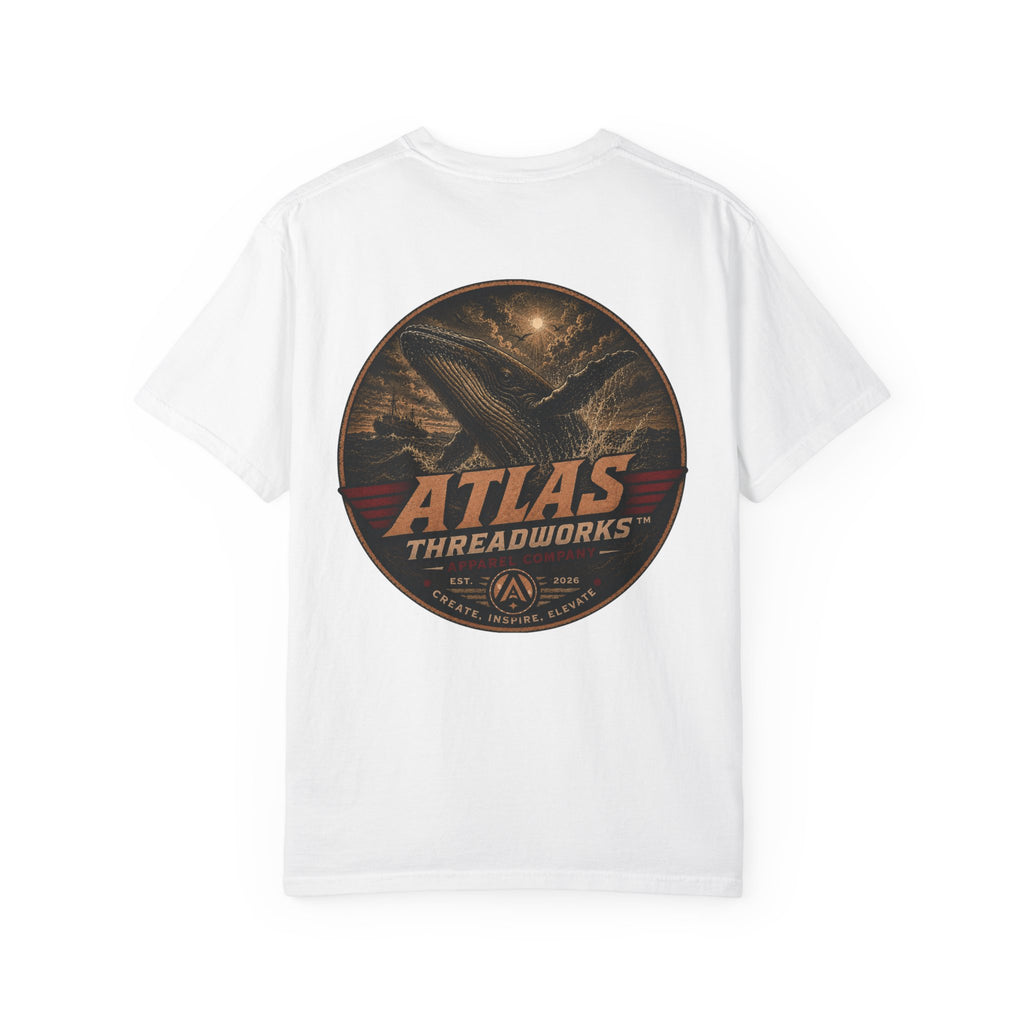 Atlas Threadworks Graphic T‑Shirt — Vintage Whale Logo Tee