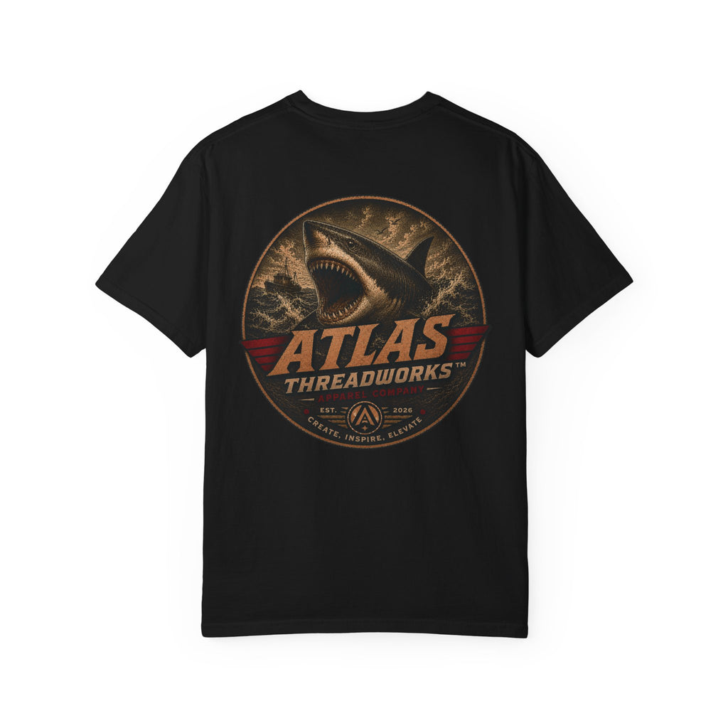 Atlas Threadworks Shark Logo T‑Shirt