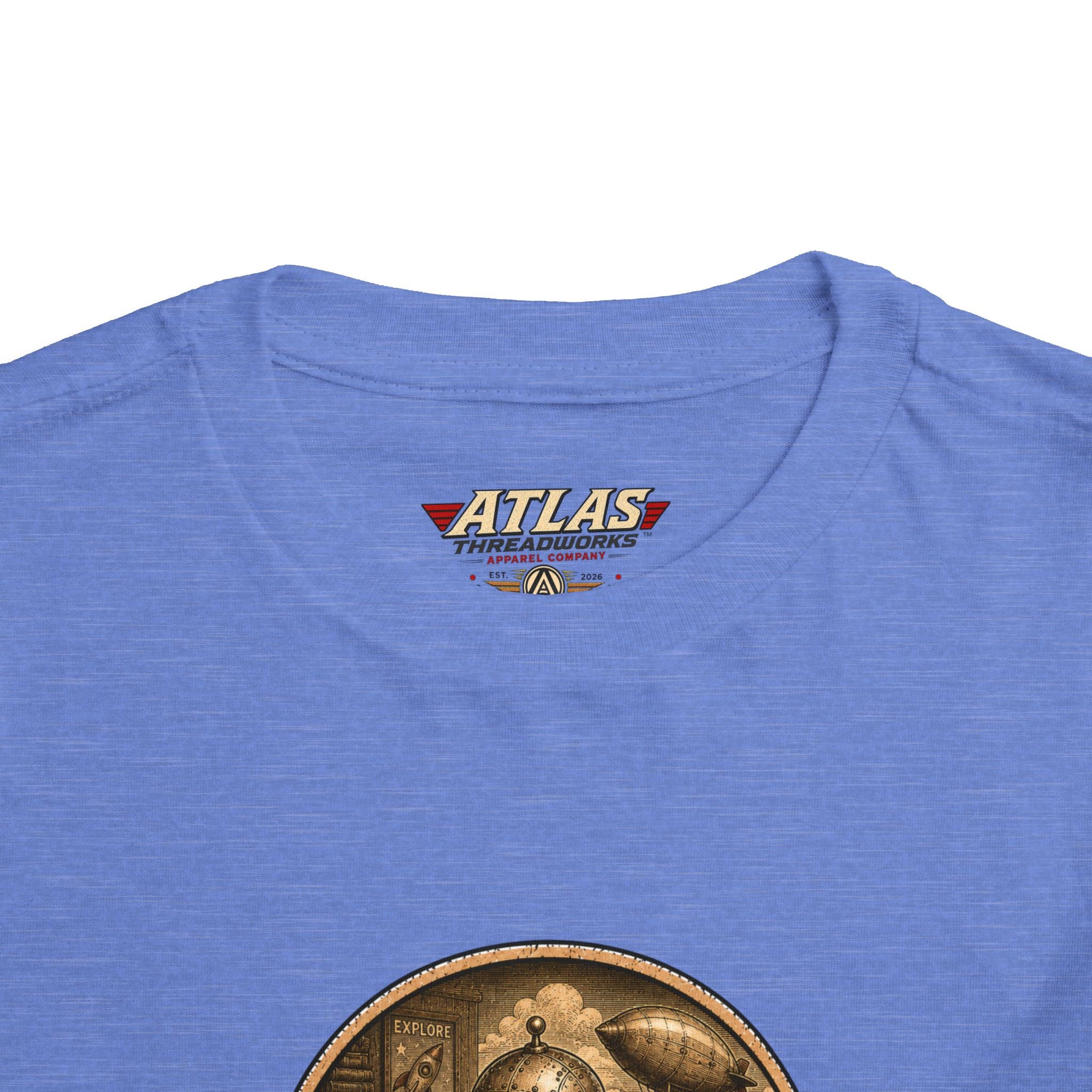 Atlas Threadworks Toddler Tee – Vintage Train Set Logo Kids Shirt