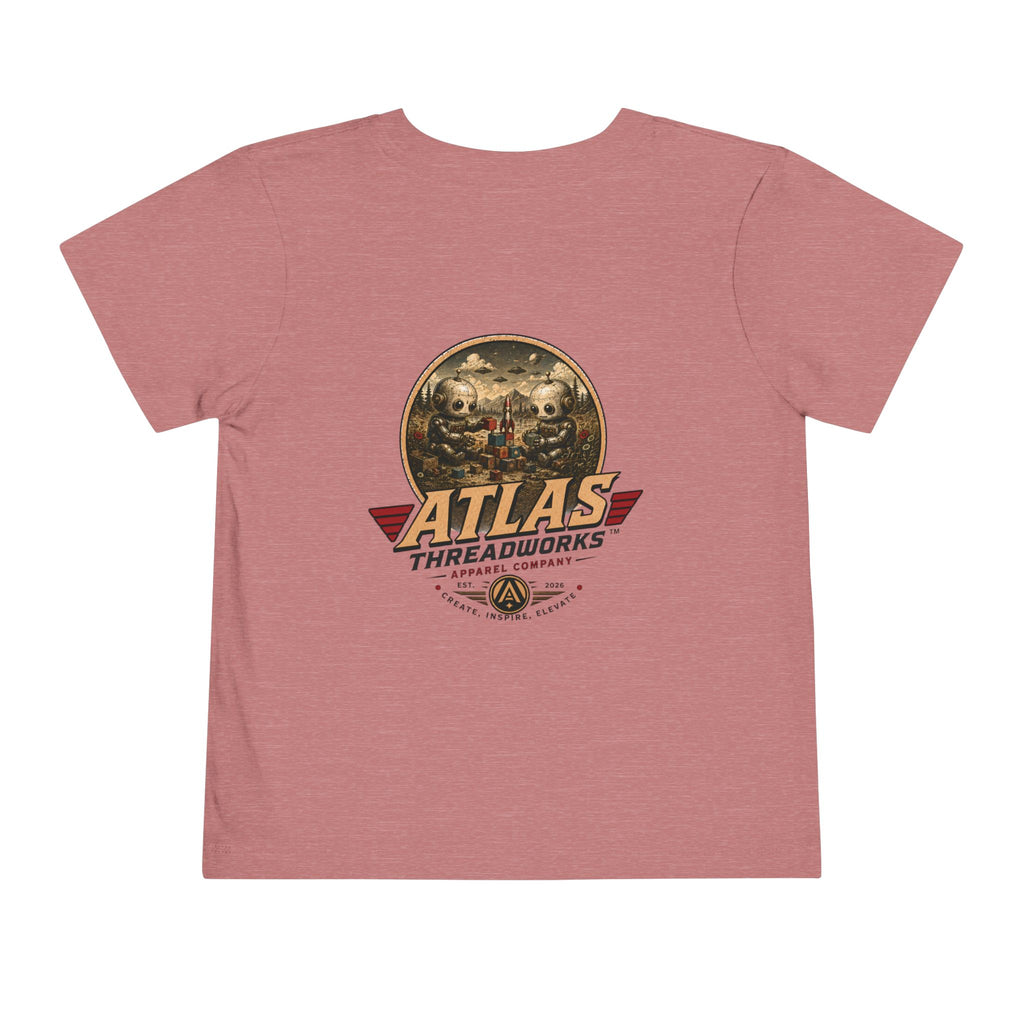 Atlas Threadworks Toddler Tee — Vintage Toddler Robots Logo Shirt