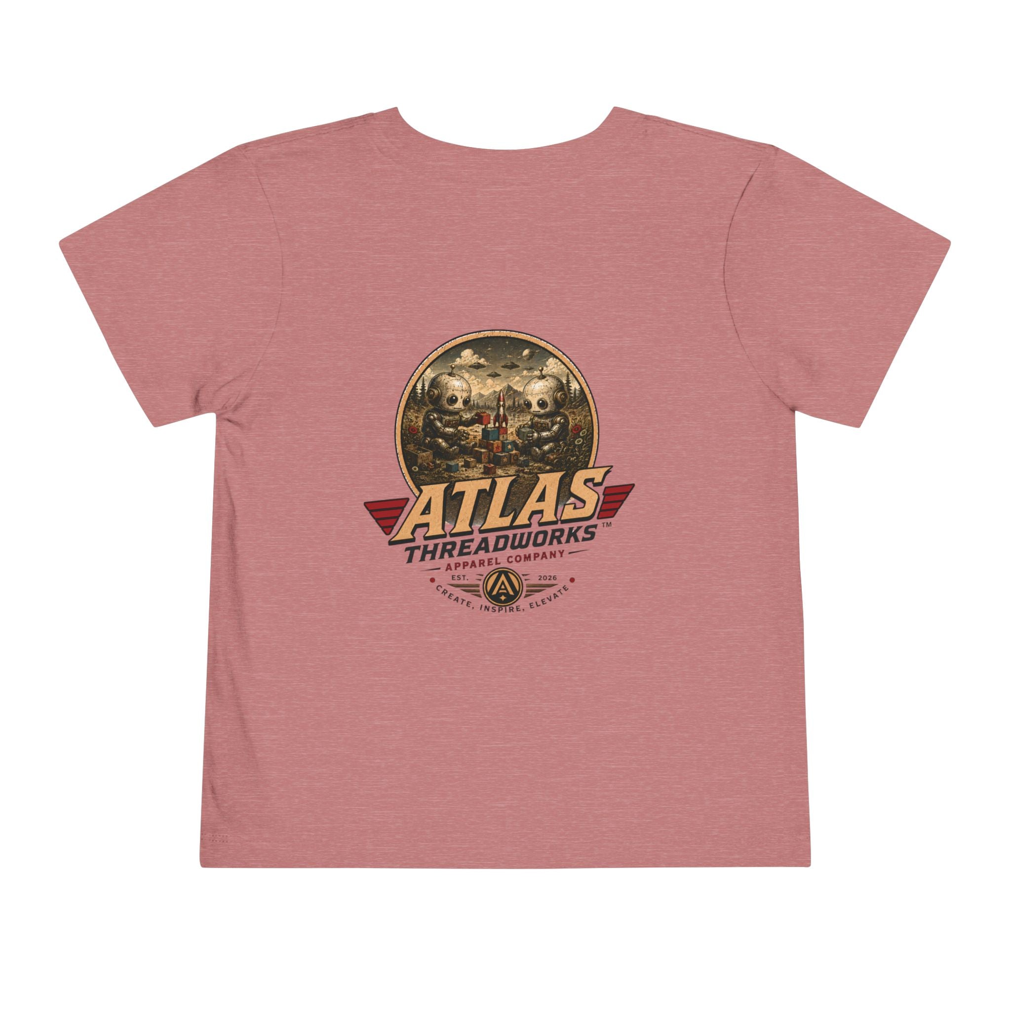 Atlas Threadworks Toddler Tee — Vintage Toddler Robots Logo Shirt