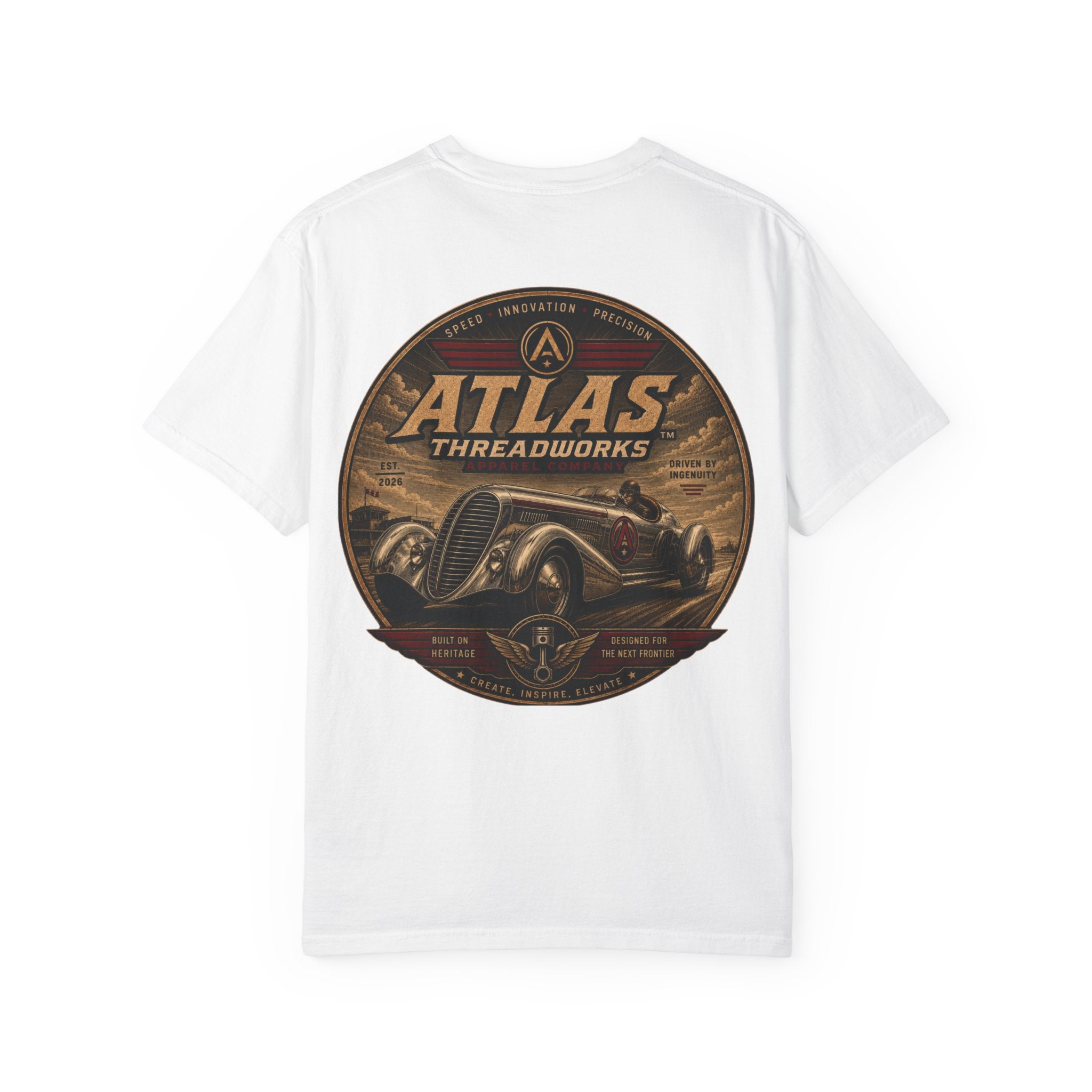 Atlas Threadworks Vintage Car T‑Shirt
