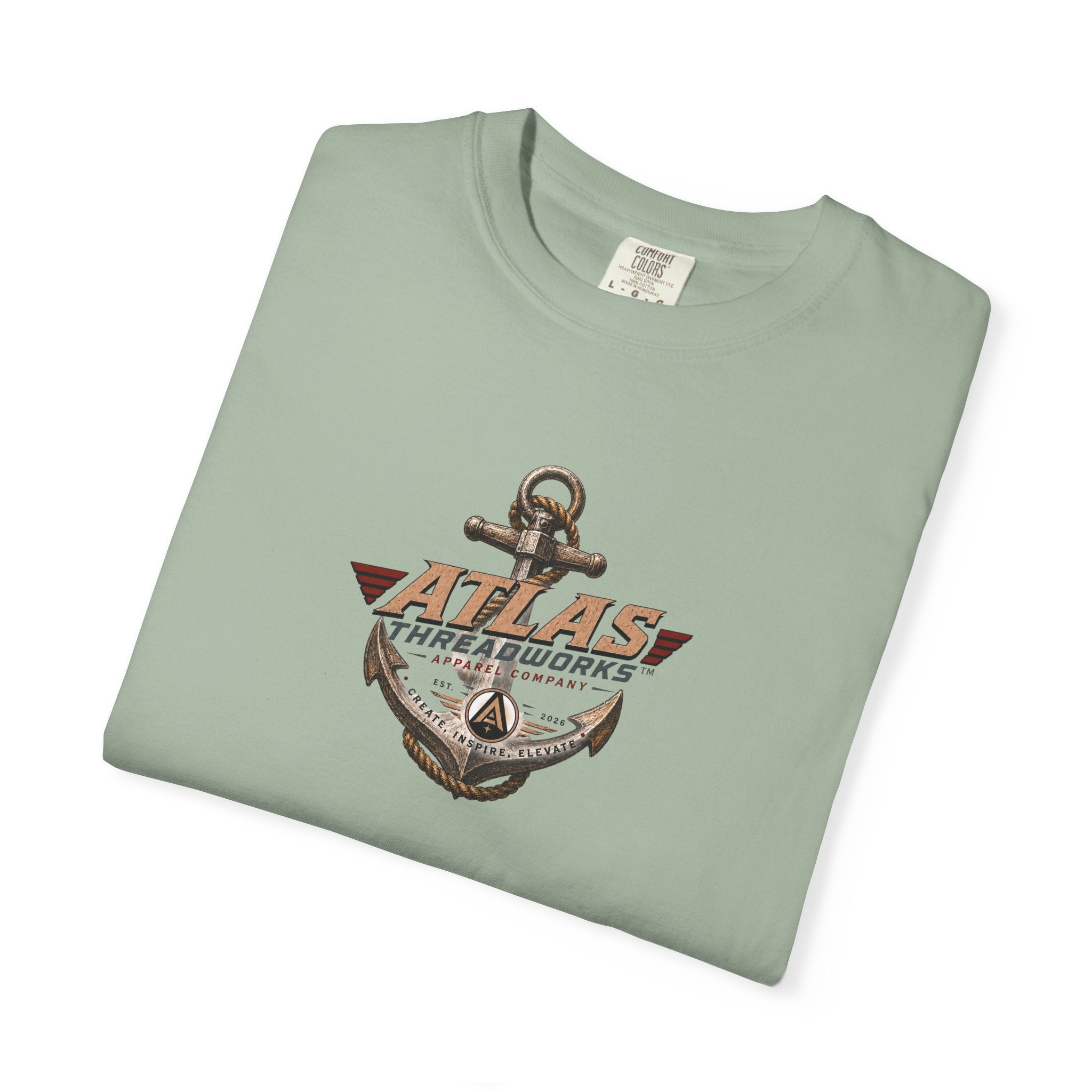 Atlas Threadworks Anchor & Ship T-Shirt — Nautical Vintage Graphic Tee