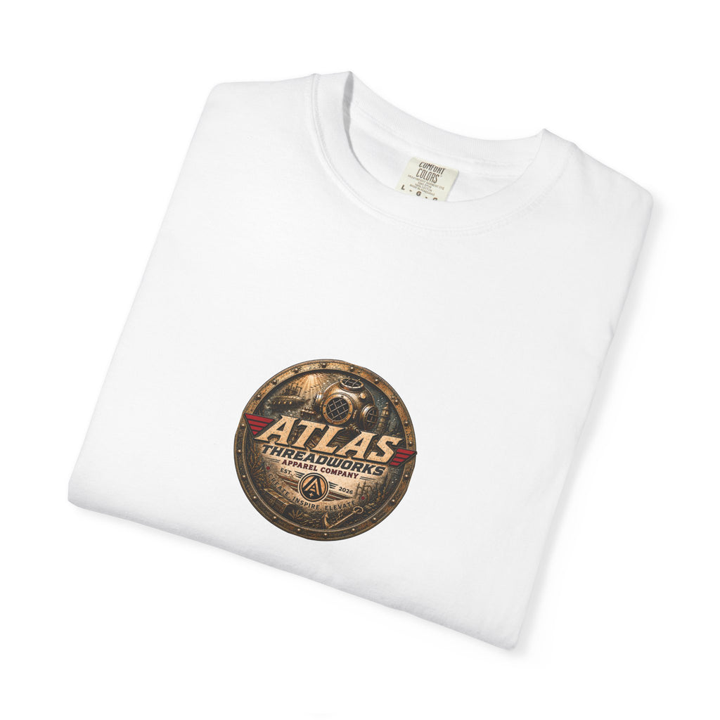Atlas Threadworks Graphic T‑Shirt — Vintage Whale Logo Tee