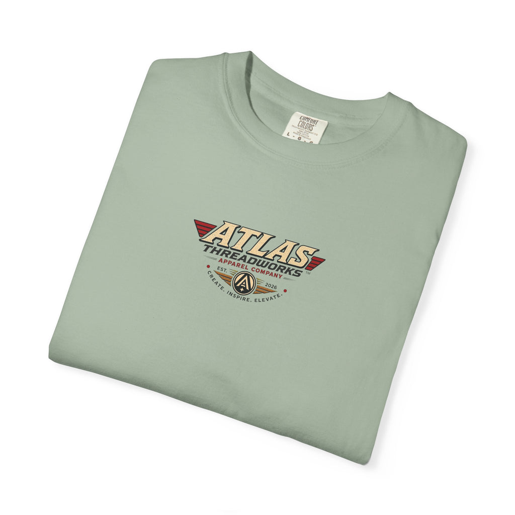 Atlas Threadworks Robot Logo T-Shirt — Vintage Retro Graphic Tee
