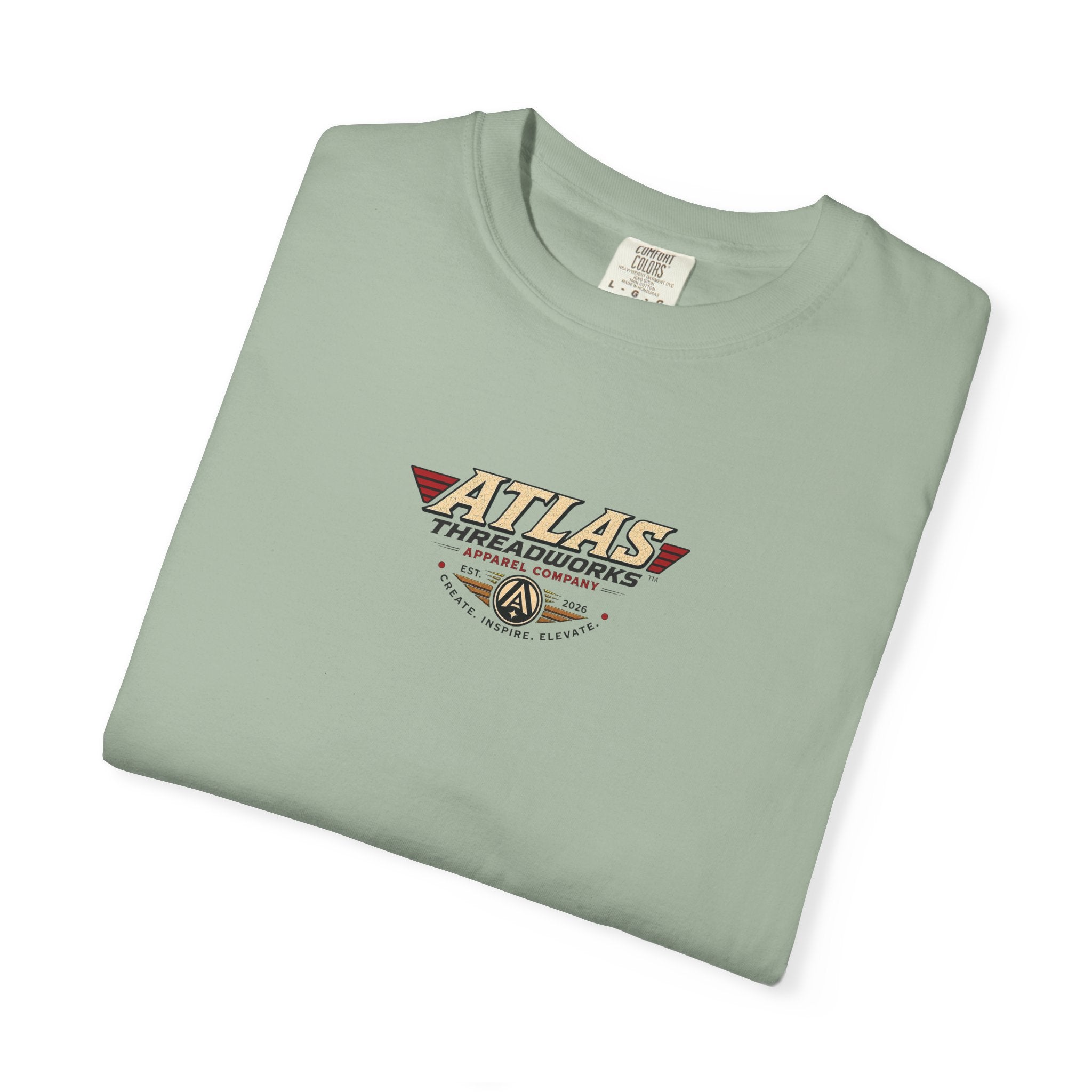 Atlas Threadworks Robot Logo T-Shirt — Vintage Retro Graphic Tee