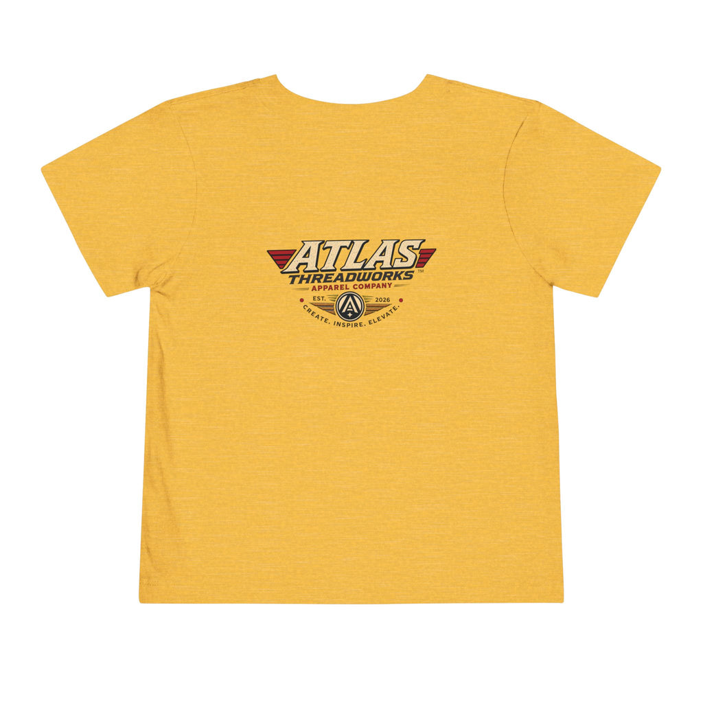 Toddler Tee — Atlas Threadworks Vintage Learning to Drive Logo Kids Shirt