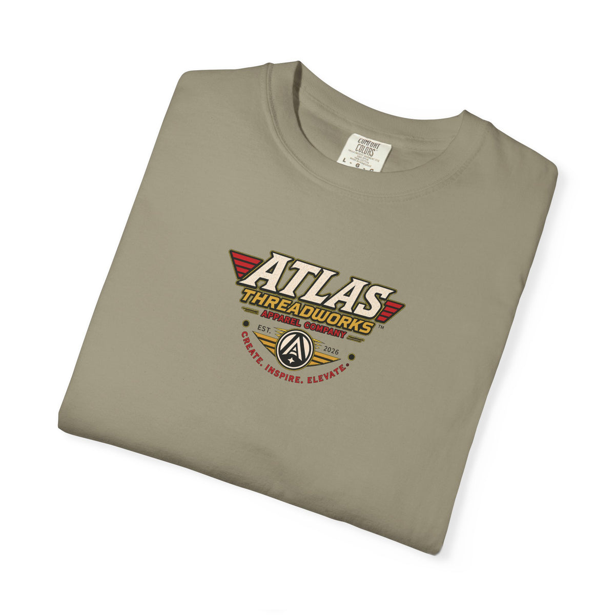 Atlas Threadworks Graphic T-Shirt — Vintage UFO Robot Chase