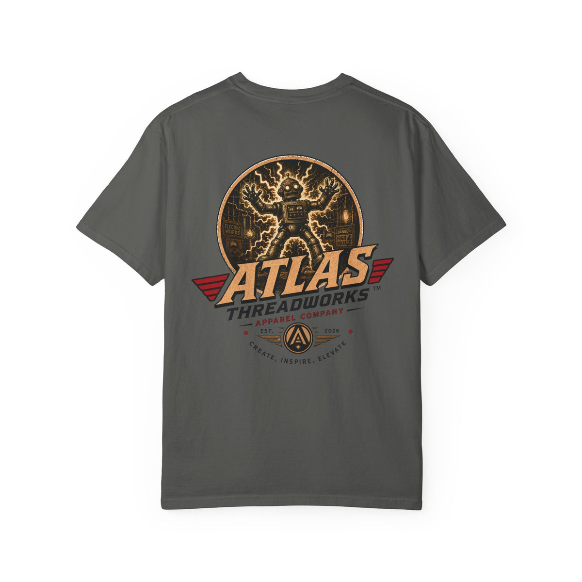 Atlas Threadworks Graphic T-Shirt — Vintage Electric Robot