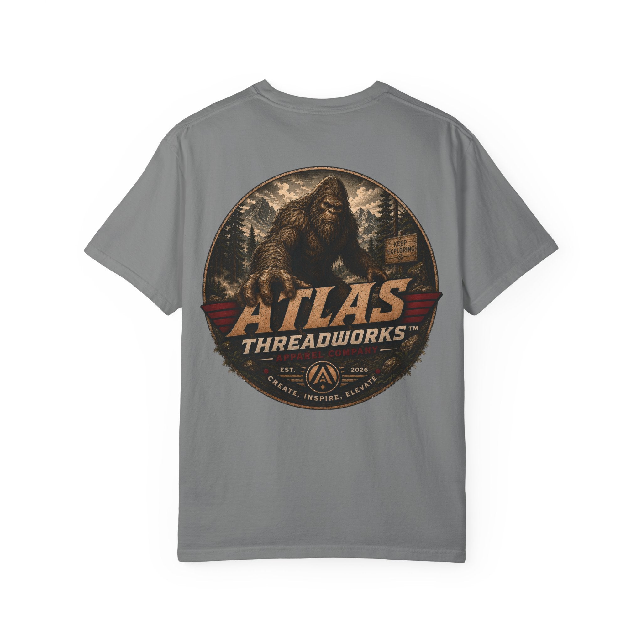 Atlas Threadworks Big Foot Logo T-Shirt — Vintage Outdoor Graphic Tee