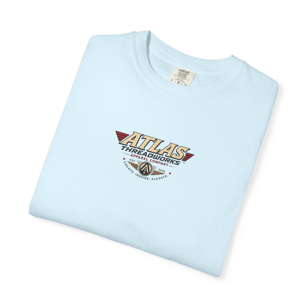 Atlas Threadworks Robot Logo T-Shirt — Vintage Retro Graphic Tee