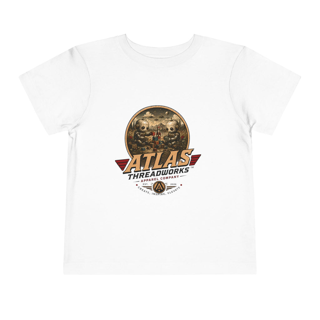 Atlas Threadworks Toddler Tee — Vintage Toddler Robots Logo Shirt