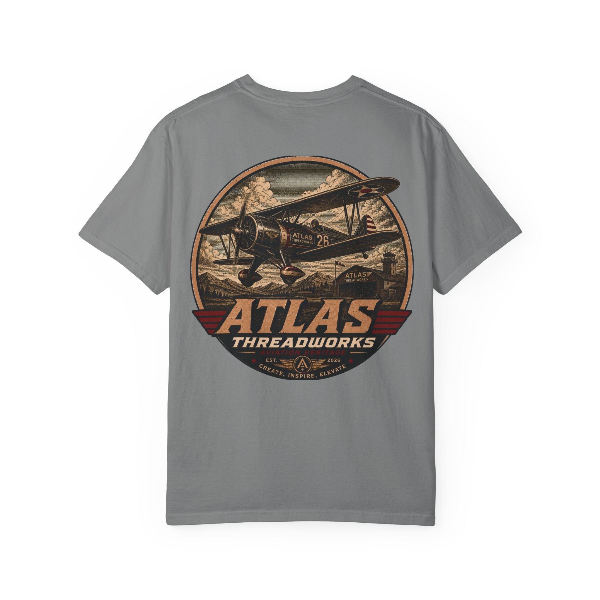 Atlas Threadworks Vintage Airplane T-Shirt