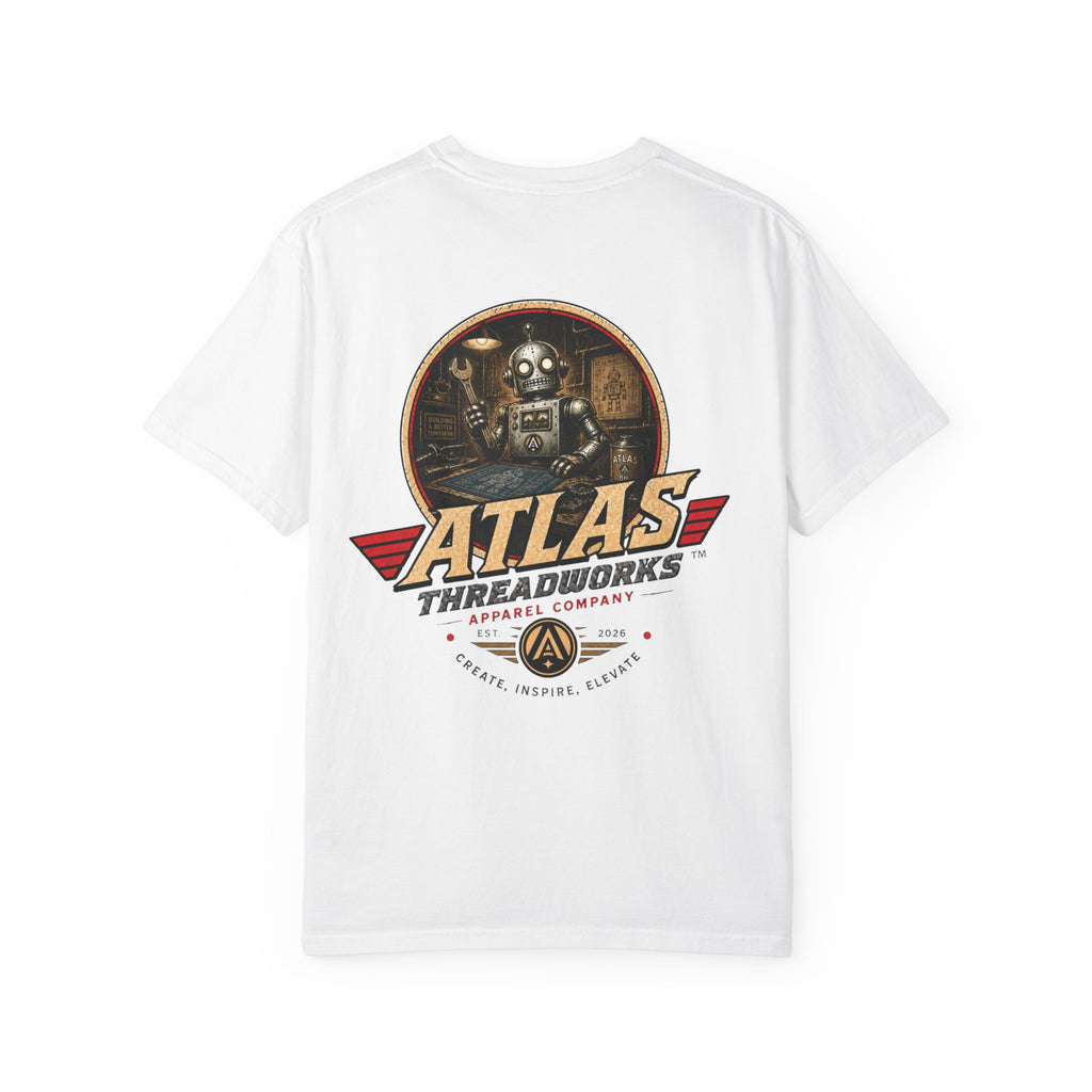 Atlas Threadworks Graphic T-Shirt — Vintage Robot Logo Tee