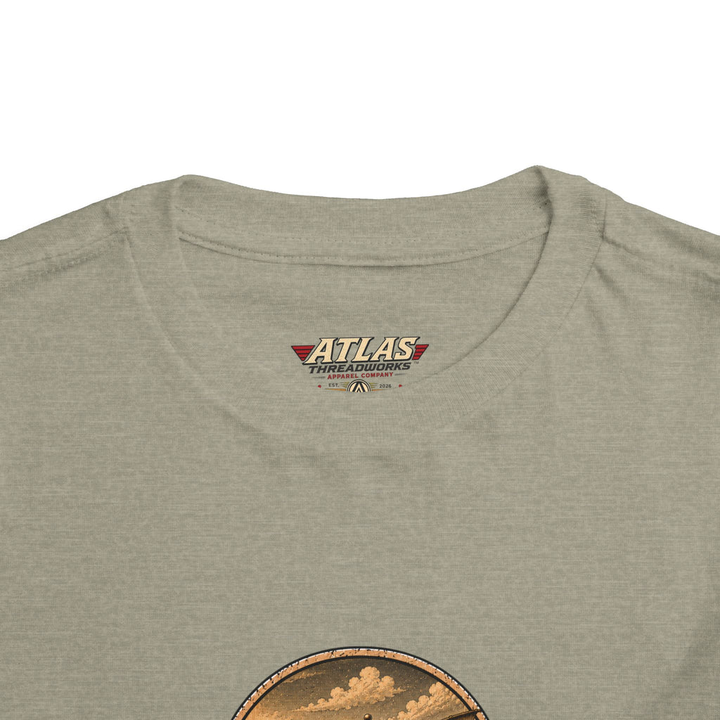 Atlas Threadworks Toddler Tee — Vintage Aviation Logo Shirt